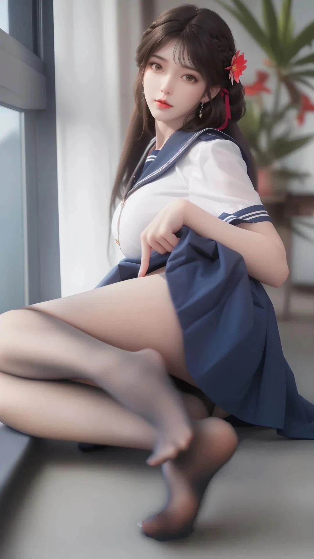 《完美世界》火灵儿高清图片 适配手机壁纸、屏保、锁屏 国漫火灵儿角色形象图_57