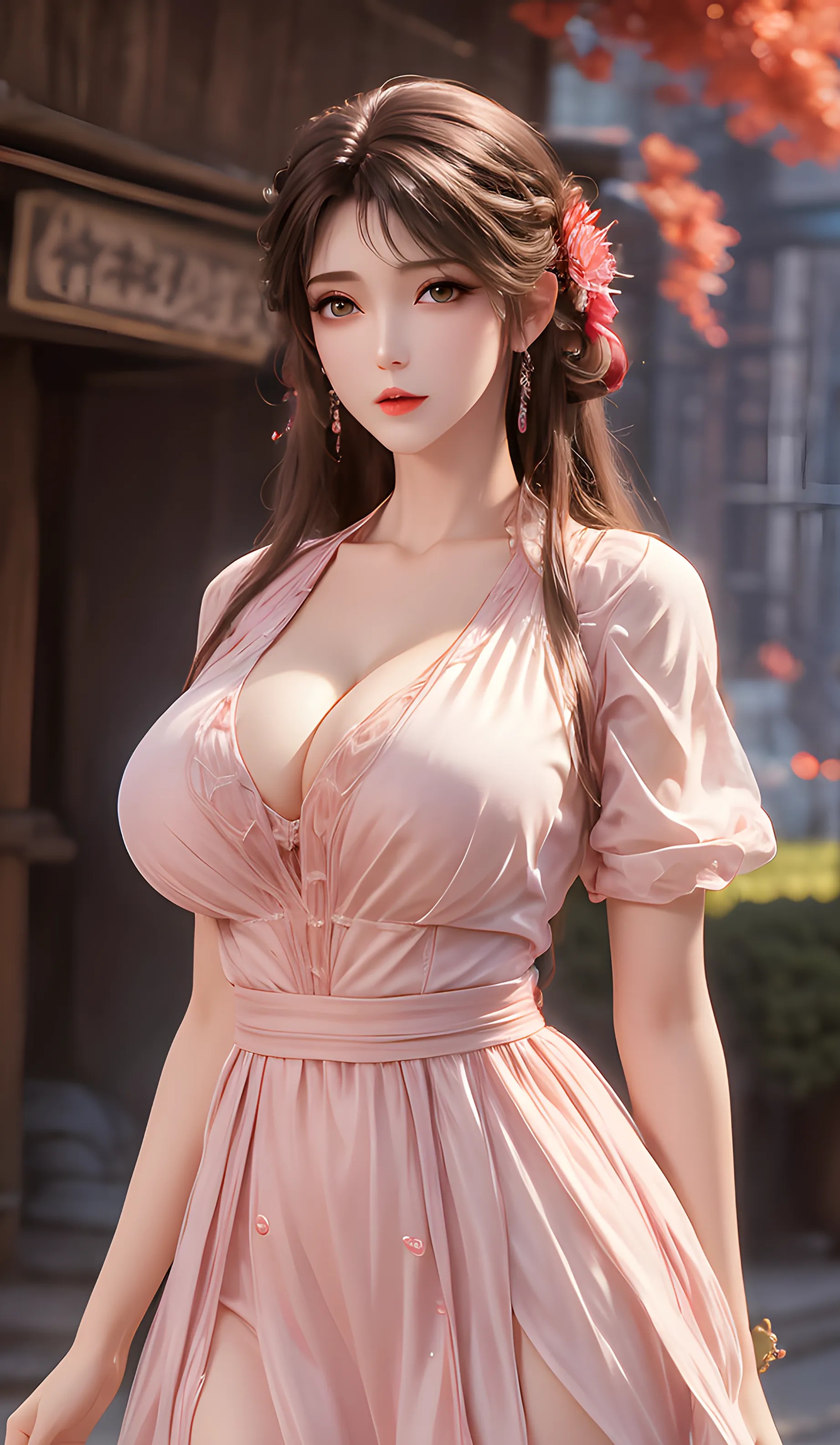 《完美世界》火灵儿高清图片 适配手机壁纸、屏保、锁屏 国漫火灵儿角色形象图_54