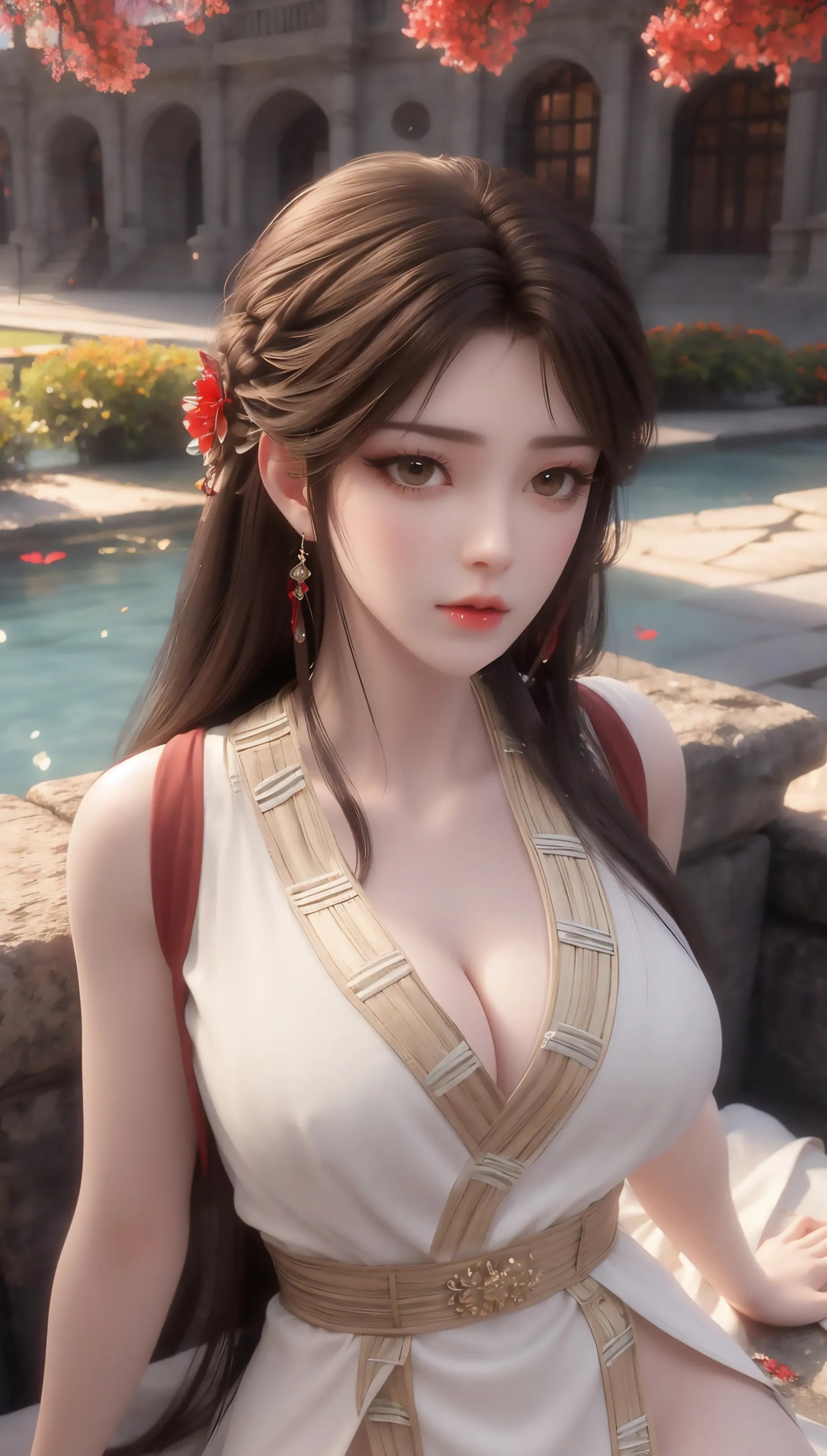 《完美世界》火灵儿高清图片 适配手机壁纸、屏保、锁屏 国漫火灵儿角色形象图_50