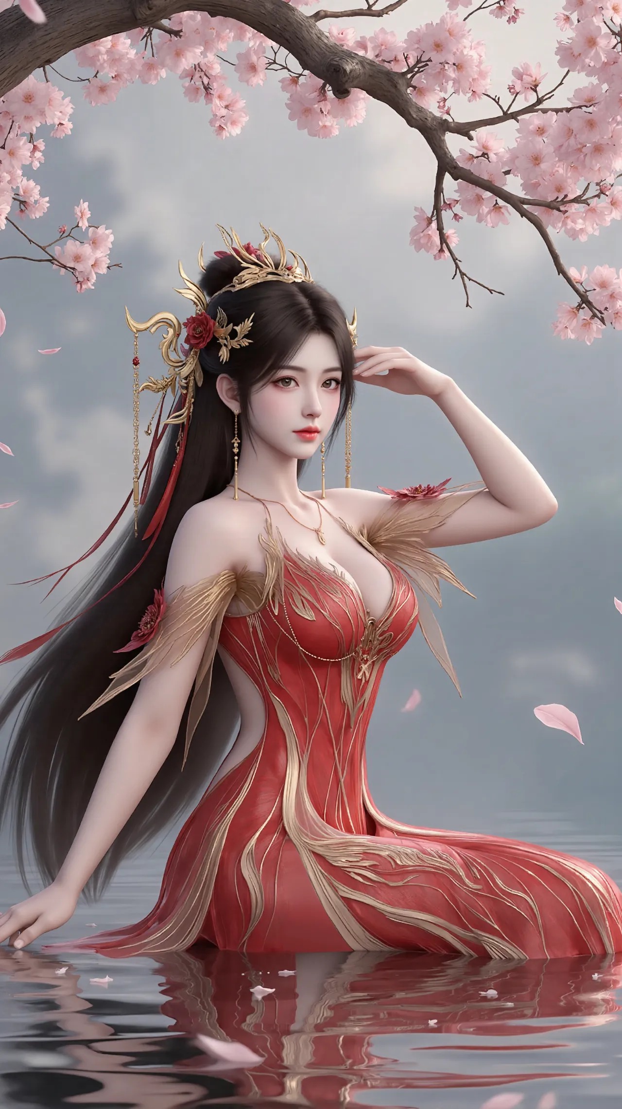 《完美世界》火灵儿高清图片 适配手机壁纸、屏保、锁屏 国漫火灵儿角色形象图_42