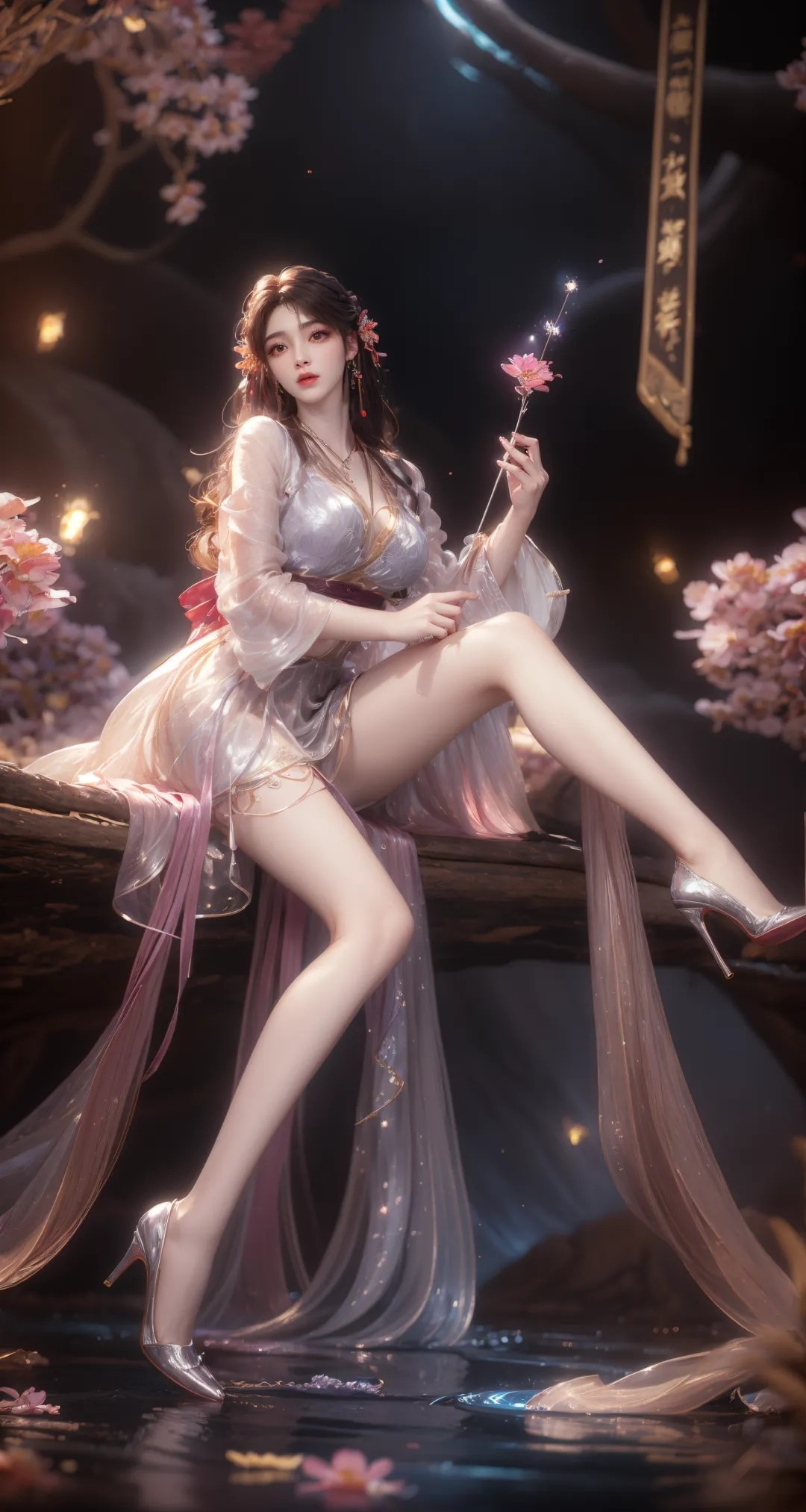 《完美世界》火灵儿高清图片 适配手机壁纸、屏保、锁屏 国漫火灵儿角色形象图_37