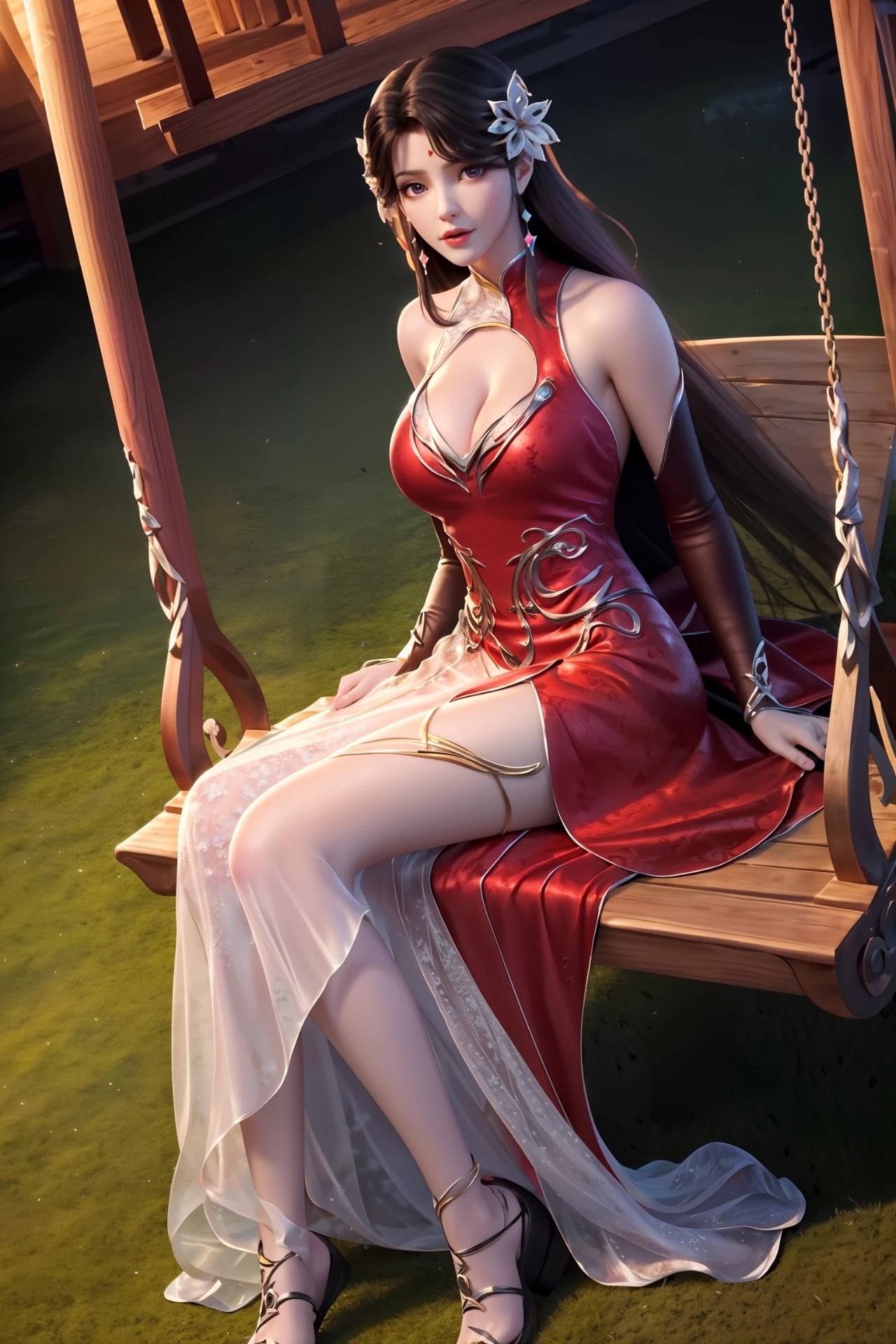 《完美世界》火灵儿高清图片 适配手机壁纸、屏保、锁屏 国漫火灵儿角色形象图_31