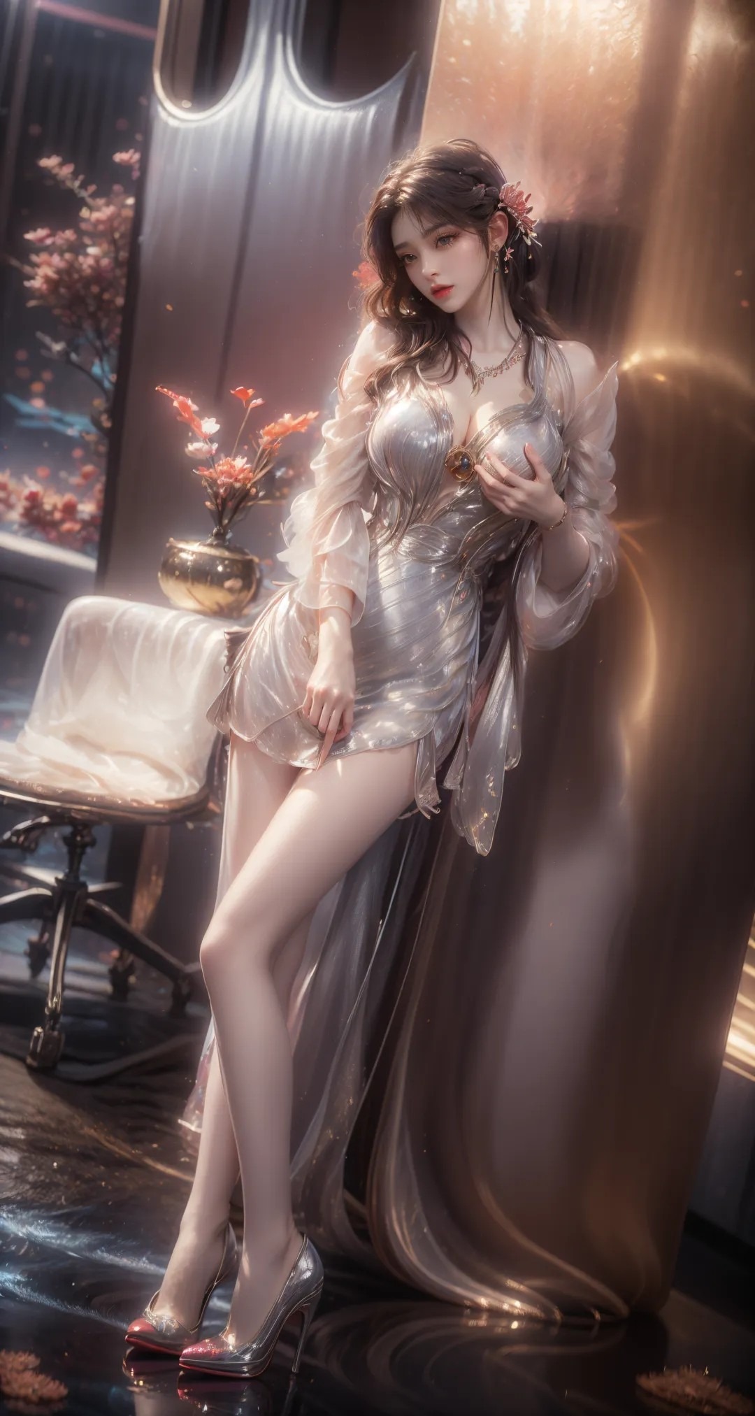 《完美世界》火灵儿高清图片 适配手机壁纸、屏保、锁屏 国漫火灵儿角色形象图_23