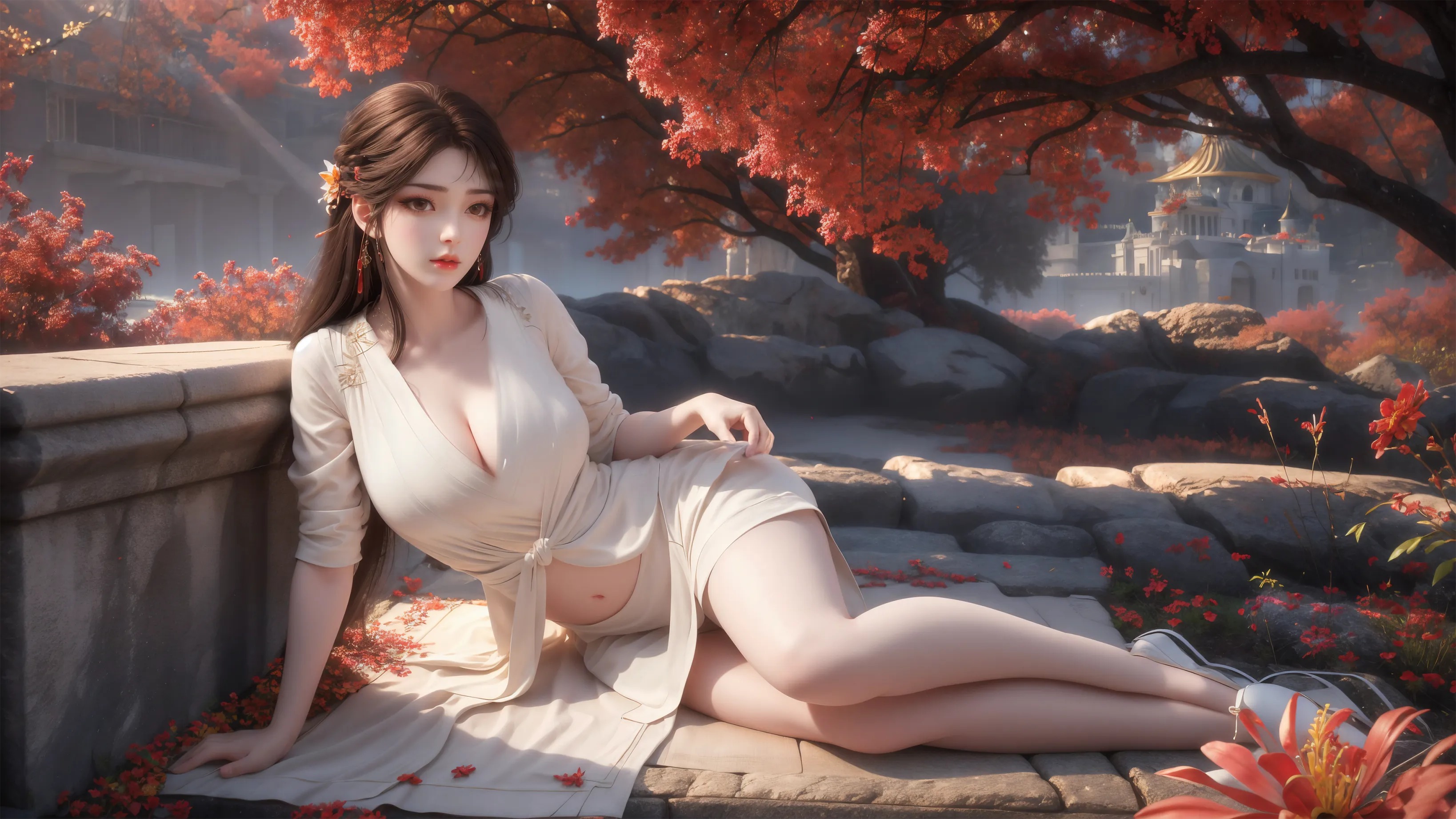 《完美世界》火灵儿高清图片 适配手机壁纸、屏保、锁屏 国漫火灵儿角色形象图_14