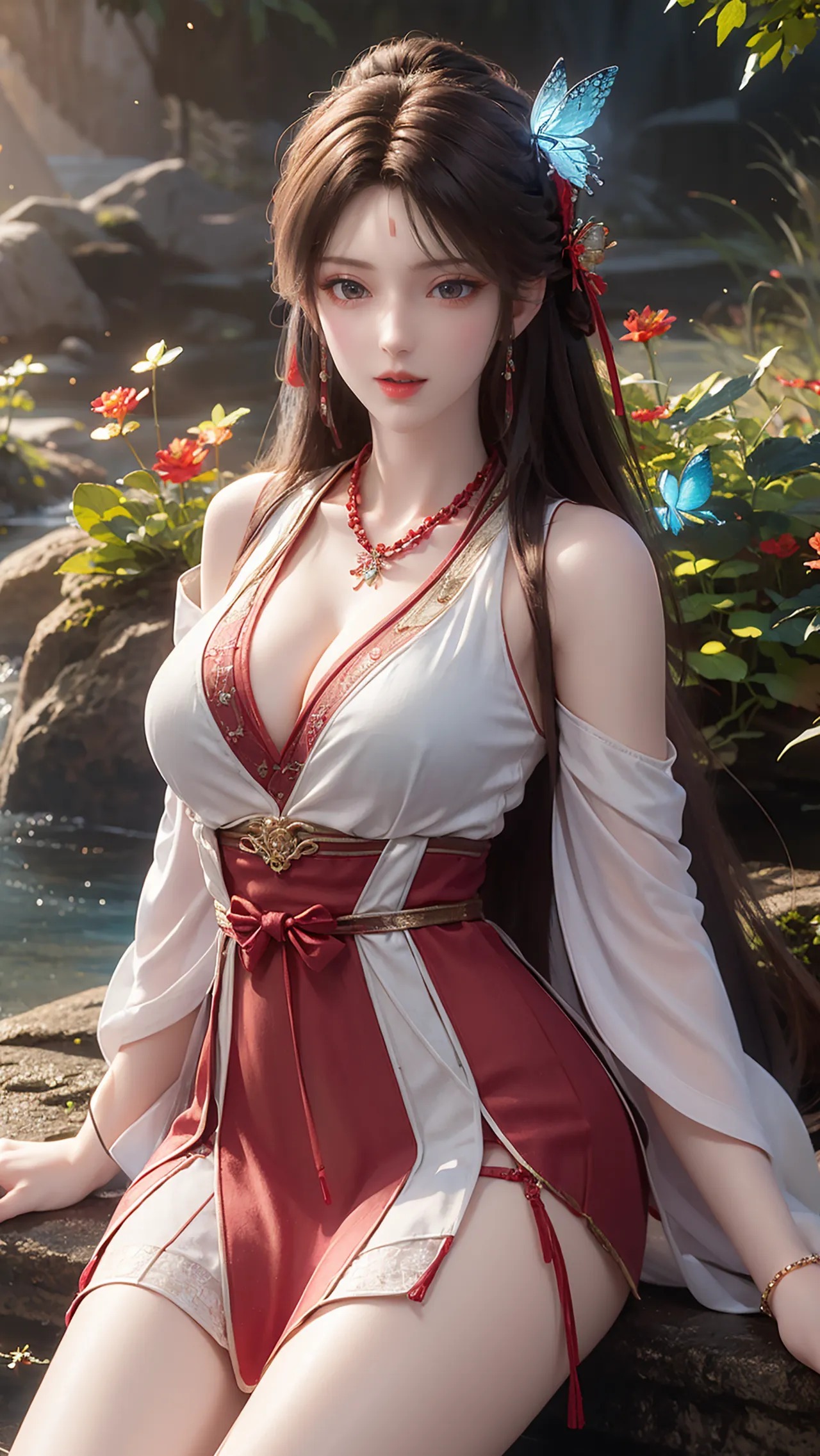 《完美世界》火灵儿高清图片 适配手机壁纸、屏保、锁屏 国漫火灵儿角色形象图_15