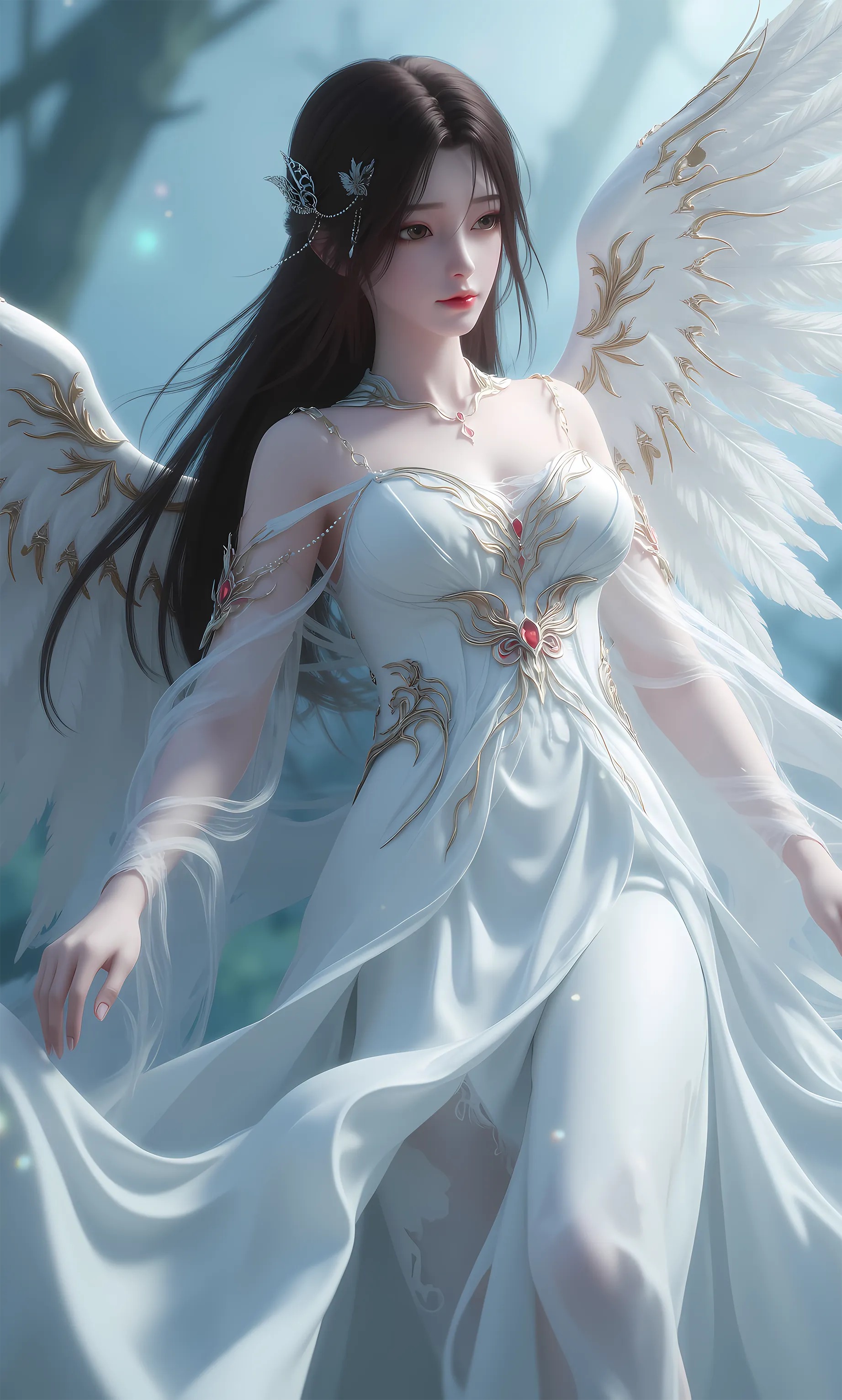 《完美世界》火灵儿高清图片 适配手机壁纸、屏保、锁屏 国漫火灵儿角色形象图_08