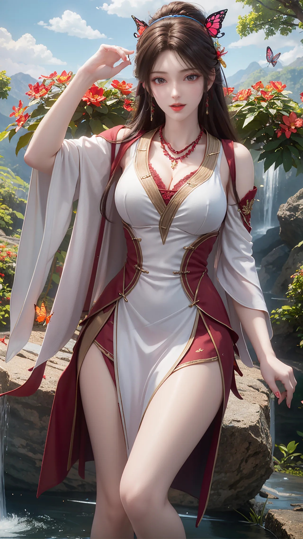 《完美世界》火灵儿高清图片 适配手机壁纸、屏保、锁屏 国漫火灵儿角色形象图_06