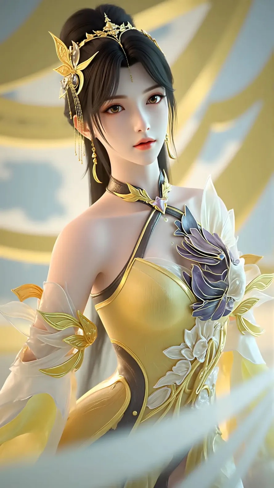 《完美世界》王曦高清图片 适配手机壁纸、屏保、锁屏 国漫王曦角色形象图_32