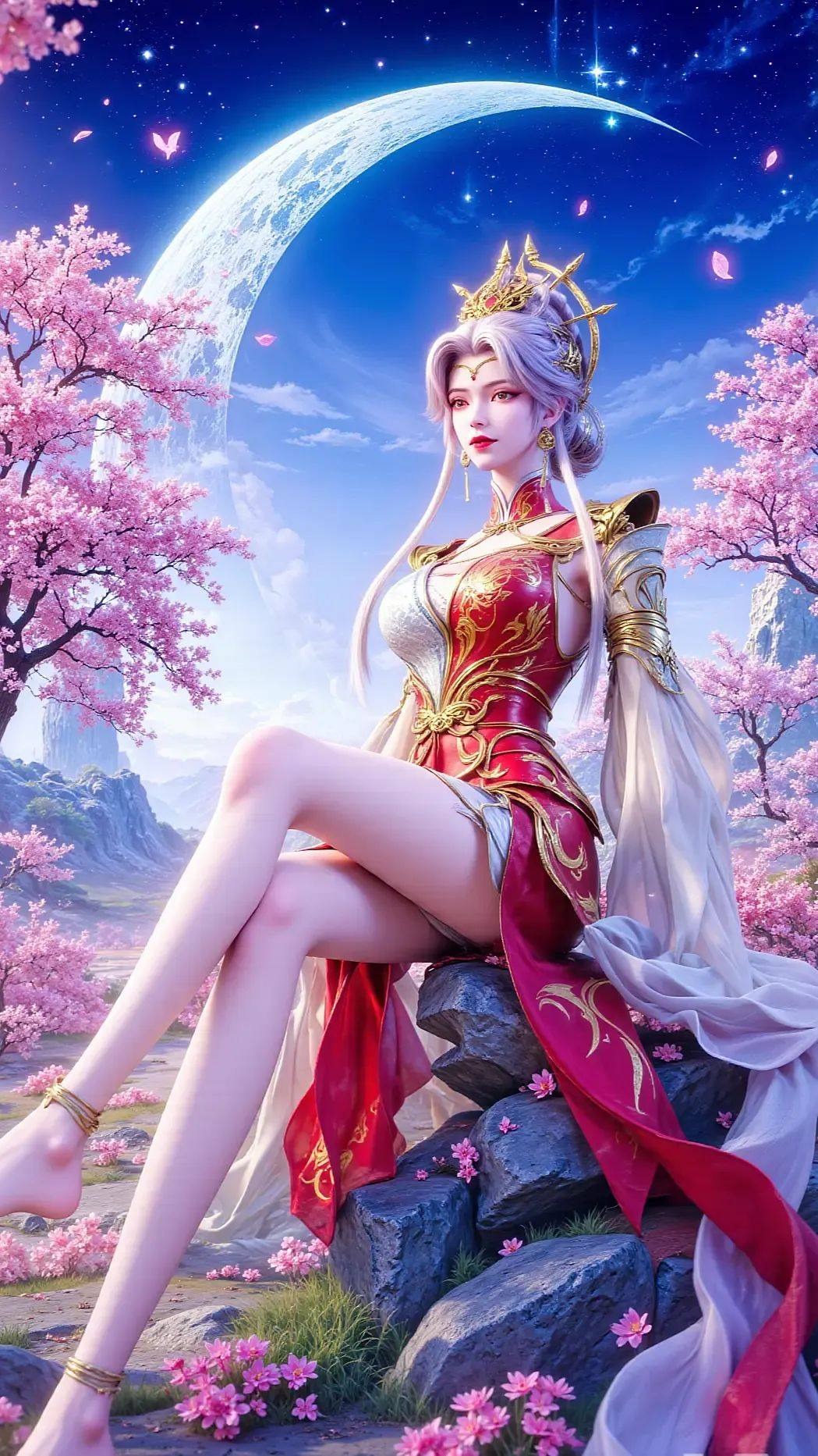 《完美世界》真仙英灵高清图片 适配手机壁纸、屏保、锁屏 国漫真仙英灵角色形象图_09