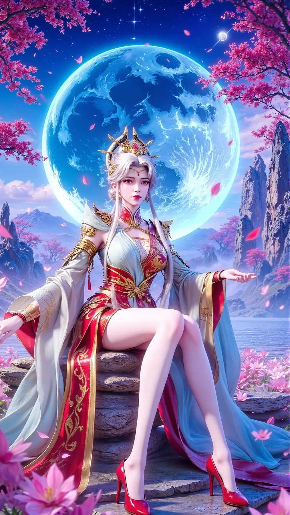 《完美世界》真仙英灵高清图片 适配手机壁纸、屏保、锁屏 国漫真仙英灵角色形象图_08