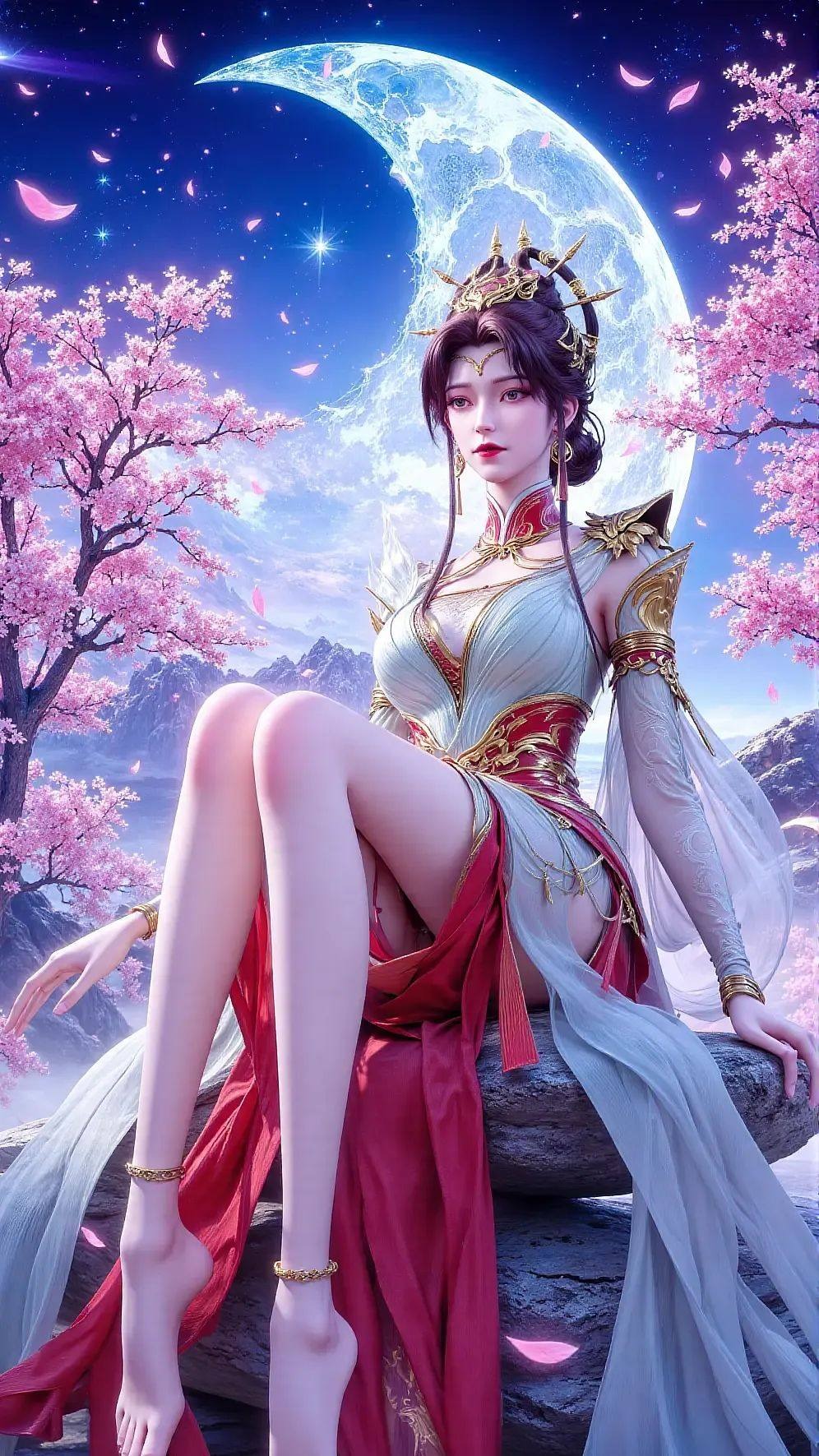 《完美世界》真仙英灵高清图片 适配手机壁纸、屏保、锁屏 国漫真仙英灵角色形象图_06