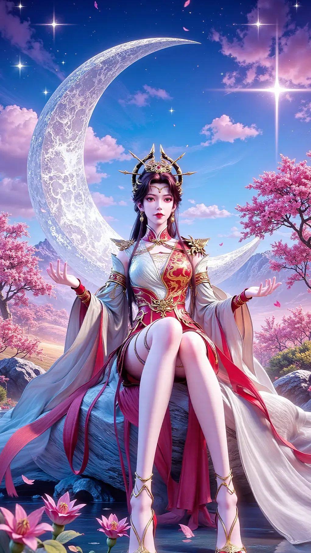 《完美世界》真仙英灵高清图片 适配手机壁纸、屏保、锁屏 国漫真仙英灵角色形象图_04