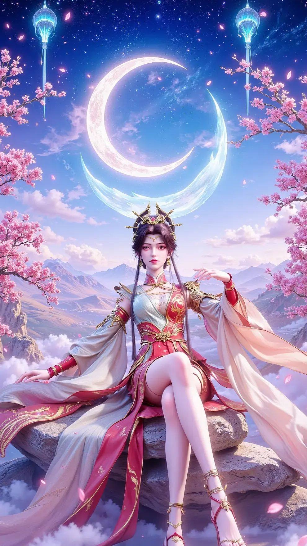 《完美世界》真仙英灵高清图片 适配手机壁纸、屏保、锁屏 国漫真仙英灵角色形象图_03