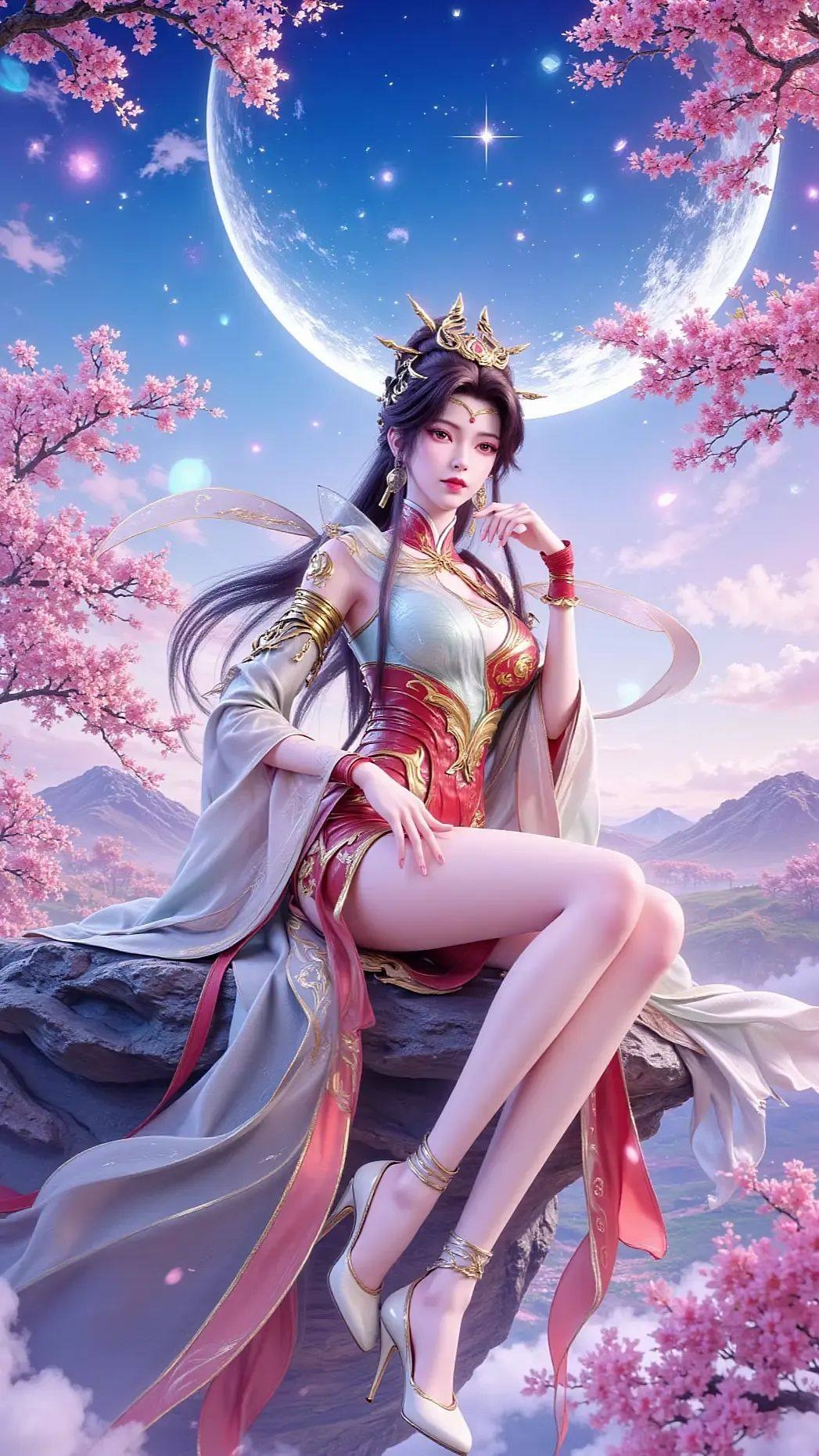 《完美世界》真仙英灵高清图片 适配手机壁纸、屏保、锁屏 国漫真仙英灵角色形象图_02