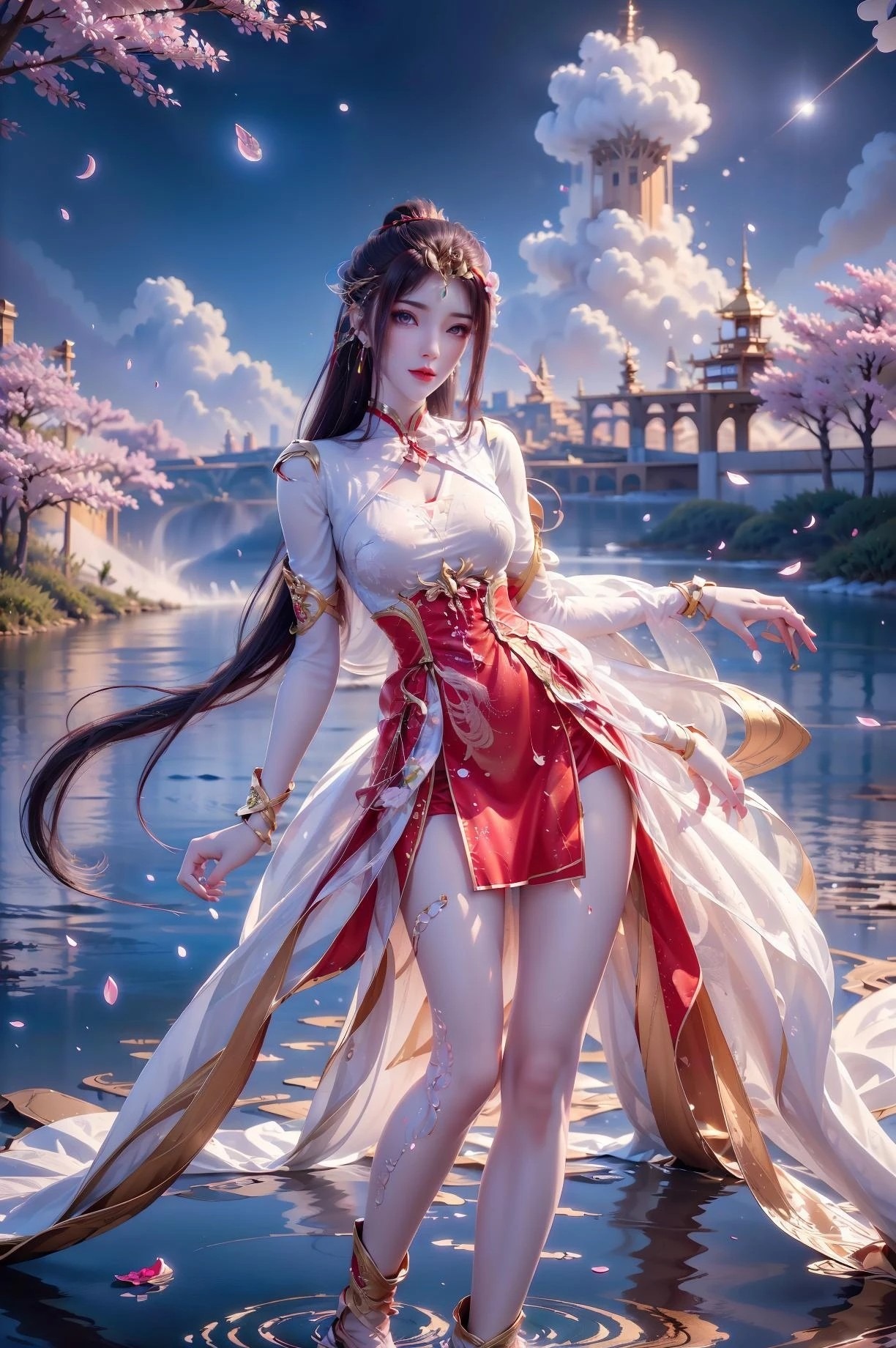 《完美世界》红凰高清图片 适配手机壁纸、屏保、锁屏 国漫红凰角色形象图_09