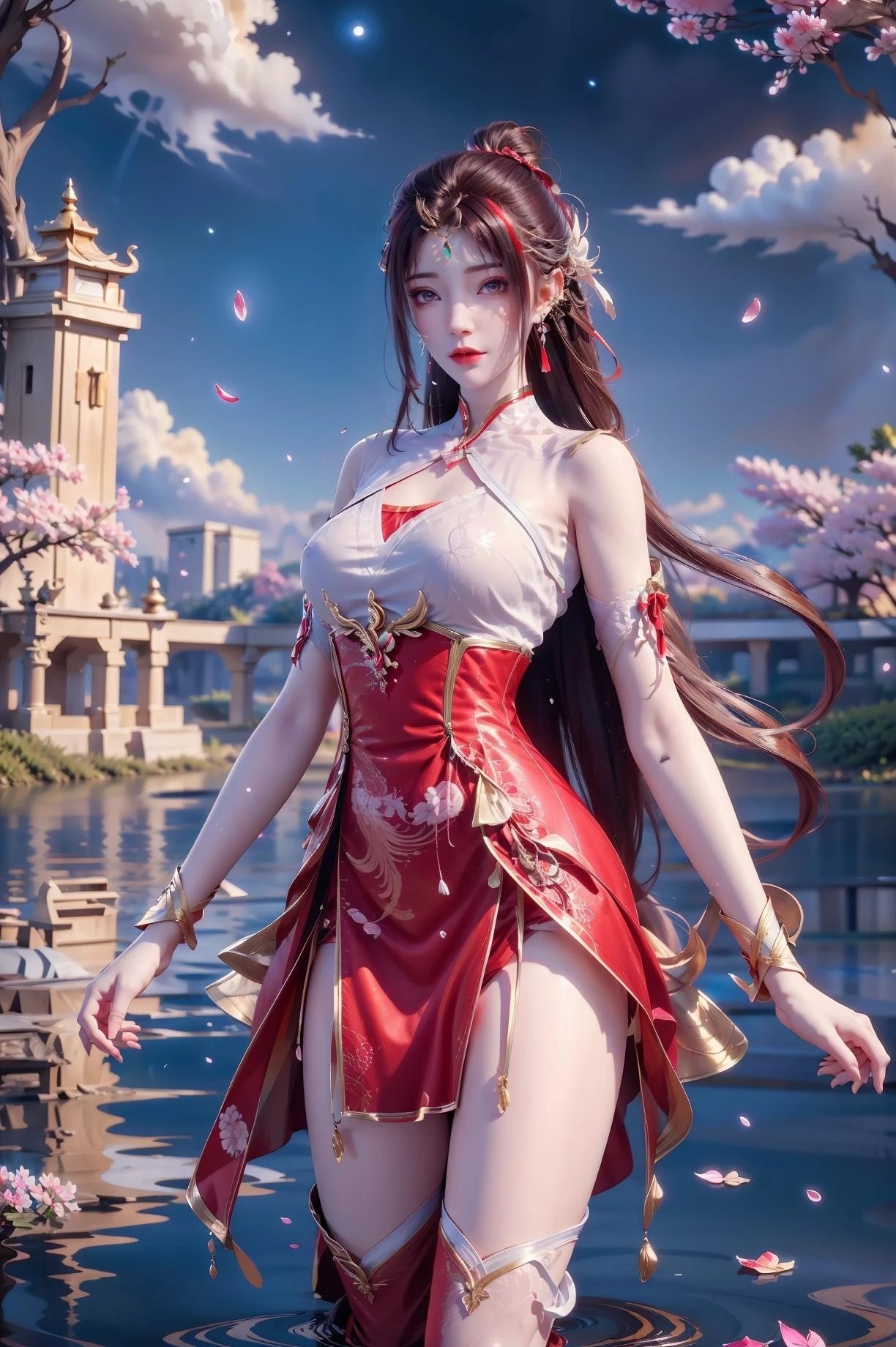 《完美世界》红凰高清图片 适配手机壁纸、屏保、锁屏 国漫红凰角色形象图_06