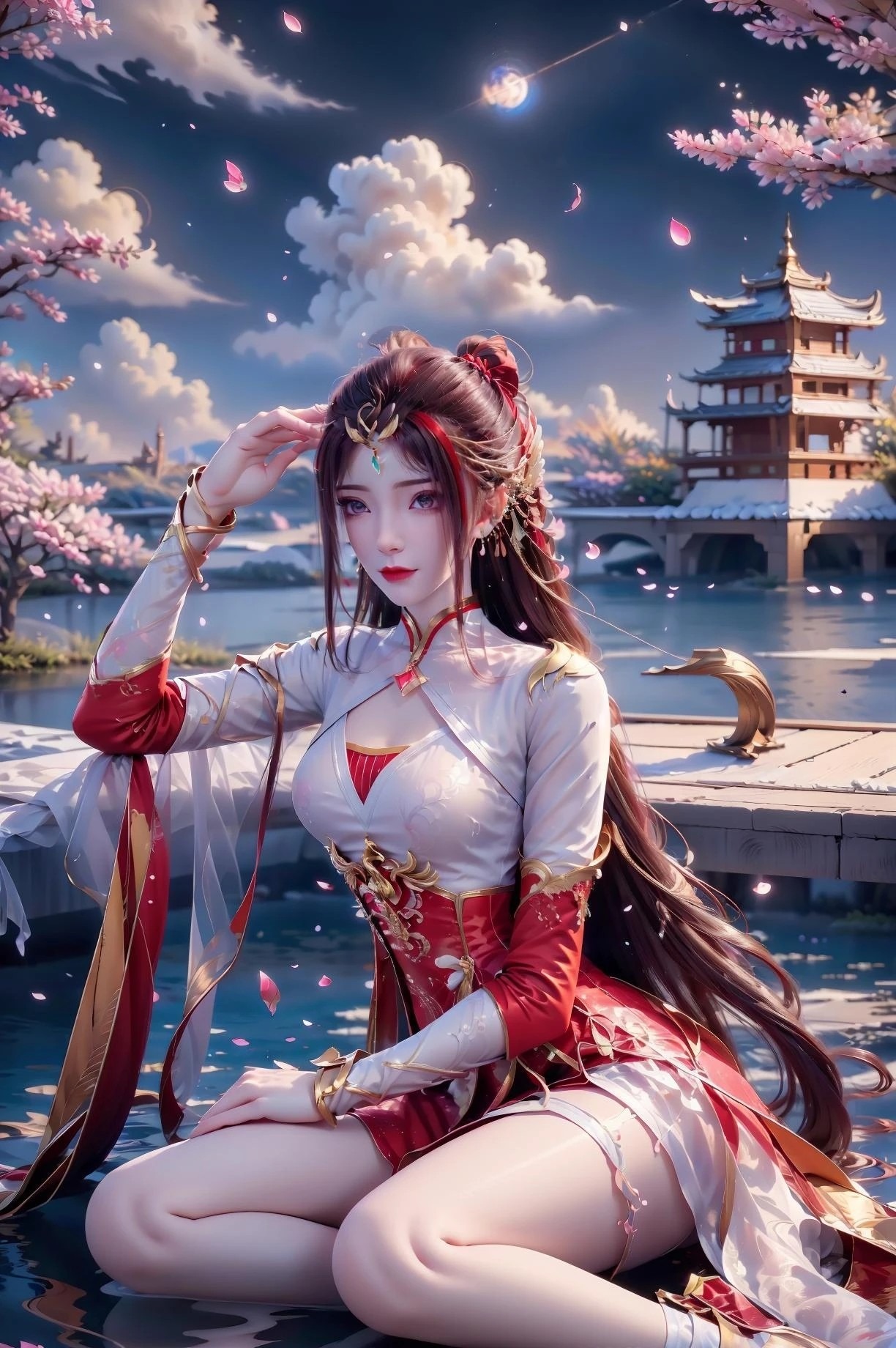 《完美世界》红凰高清图片 适配手机壁纸、屏保、锁屏 国漫红凰角色形象图_04