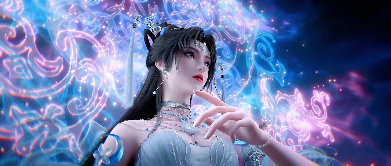 《完美世界》邀月公主高清图片 适配手机壁纸、屏保、锁屏 国漫邀月公主角色形象图_11