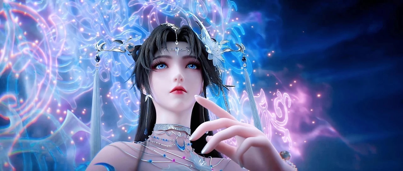 《完美世界》邀月公主高清图片 适配手机壁纸、屏保、锁屏 国漫邀月公主角色形象图_06