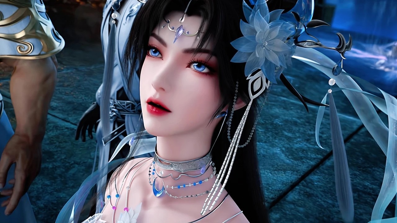 《完美世界》邀月公主高清图片 适配手机壁纸、屏保、锁屏 国漫邀月公主角色形象图_04