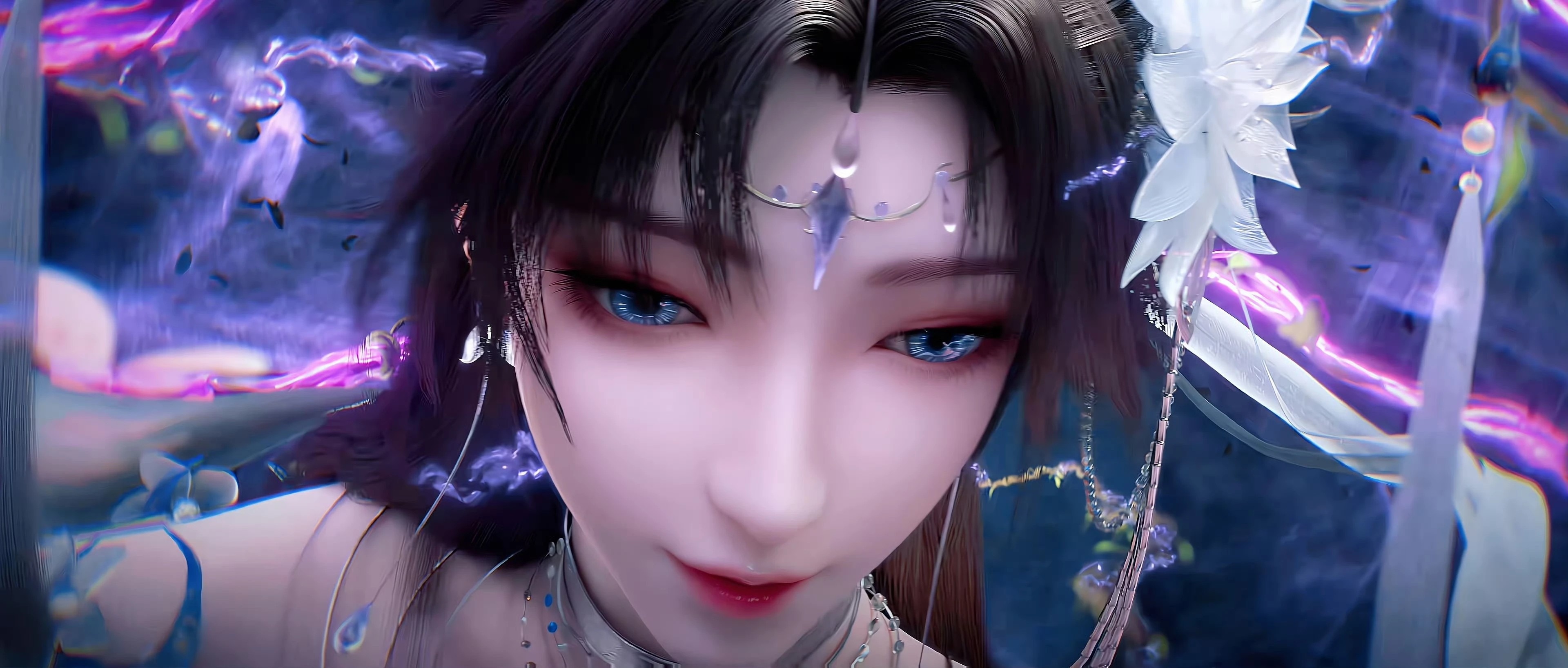 《完美世界》邀月公主高清图片 适配手机壁纸、屏保、锁屏 国漫邀月公主角色形象图_02