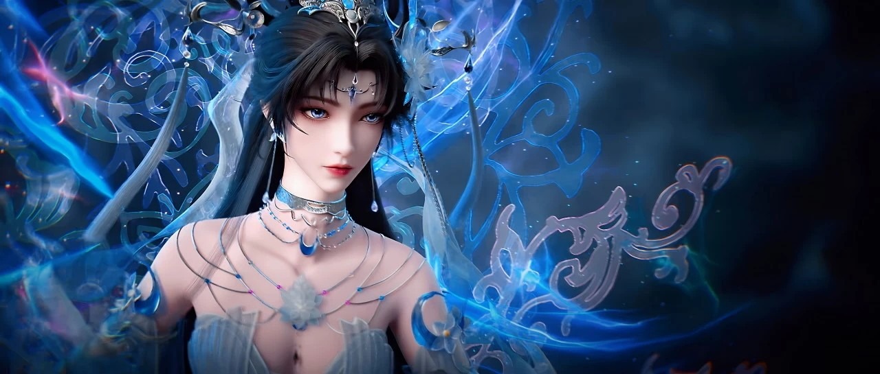 《完美世界》邀月公主高清图片 适配手机壁纸、屏保、锁屏 国漫邀月公主角色形象图_01