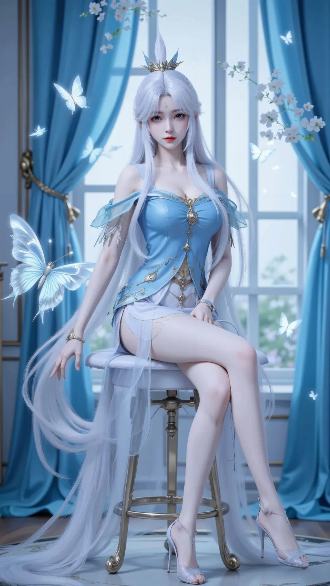 《完美世界》雪琳高清图片 适配手机壁纸、屏保、锁屏 国漫雪琳角色形象图_12