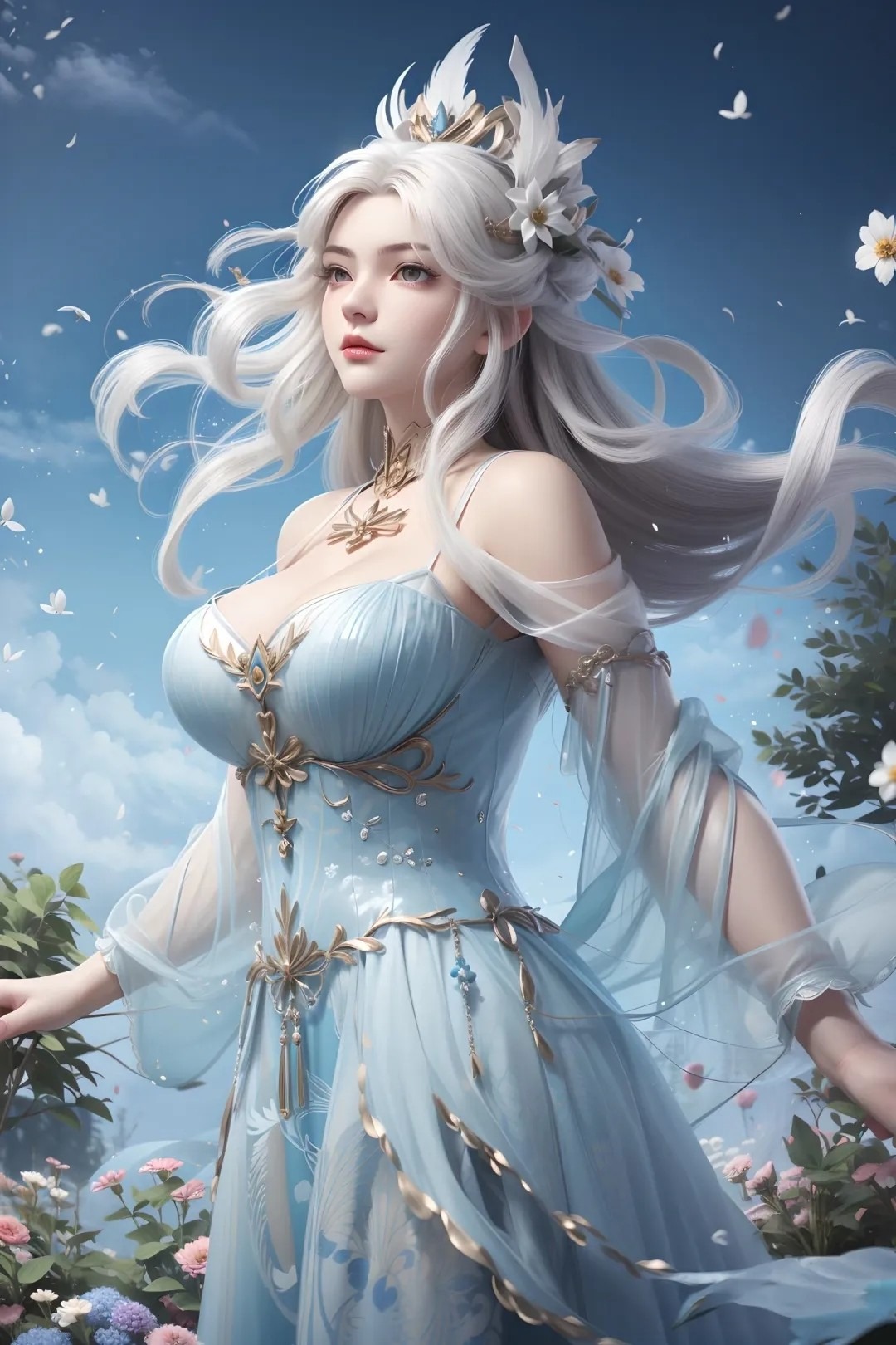 《完美世界》雪琳高清图片 适配手机壁纸、屏保、锁屏 国漫雪琳角色形象图_11