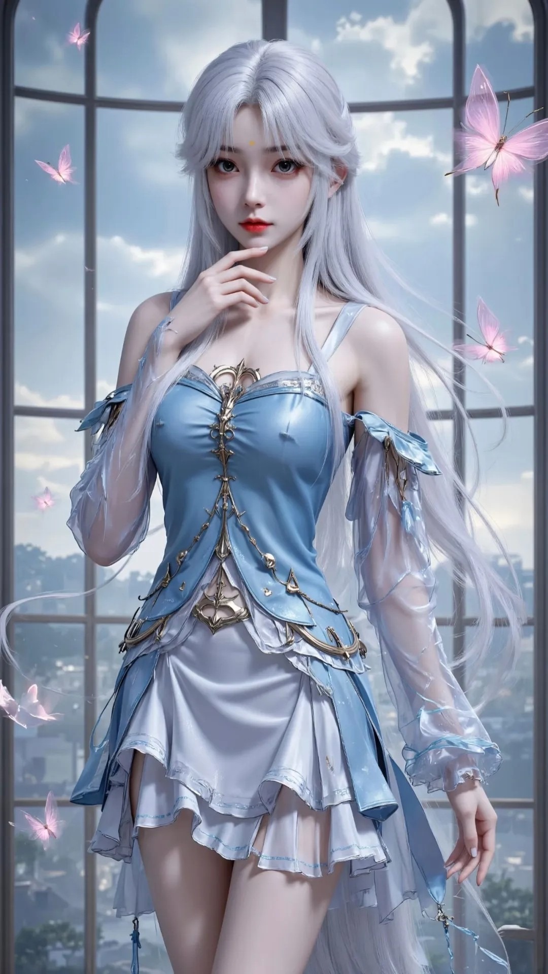 《完美世界》雪琳高清图片 适配手机壁纸、屏保、锁屏 国漫雪琳角色形象图_07