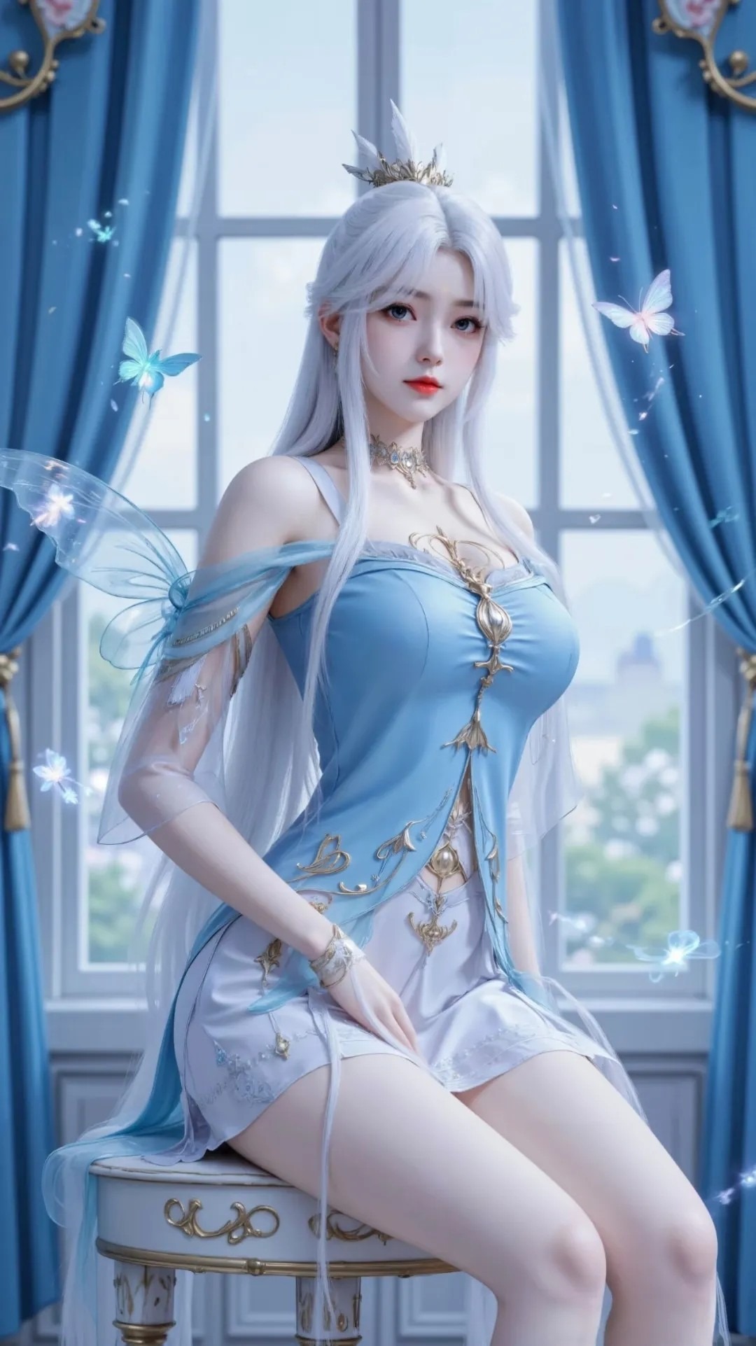 《完美世界》雪琳高清图片 适配手机壁纸、屏保、锁屏 国漫雪琳角色形象图_05