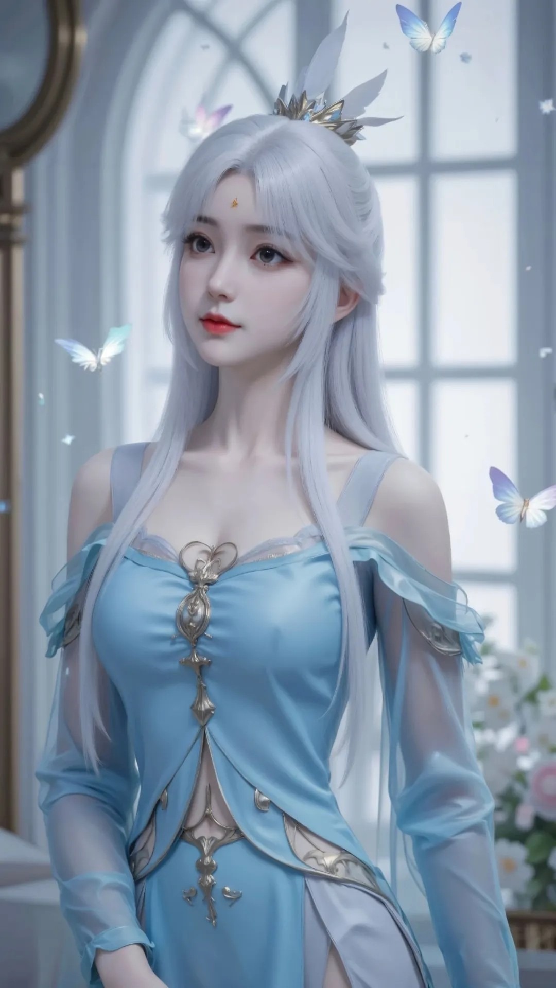 《完美世界》雪琳高清图片 适配手机壁纸、屏保、锁屏 国漫雪琳角色形象图_03