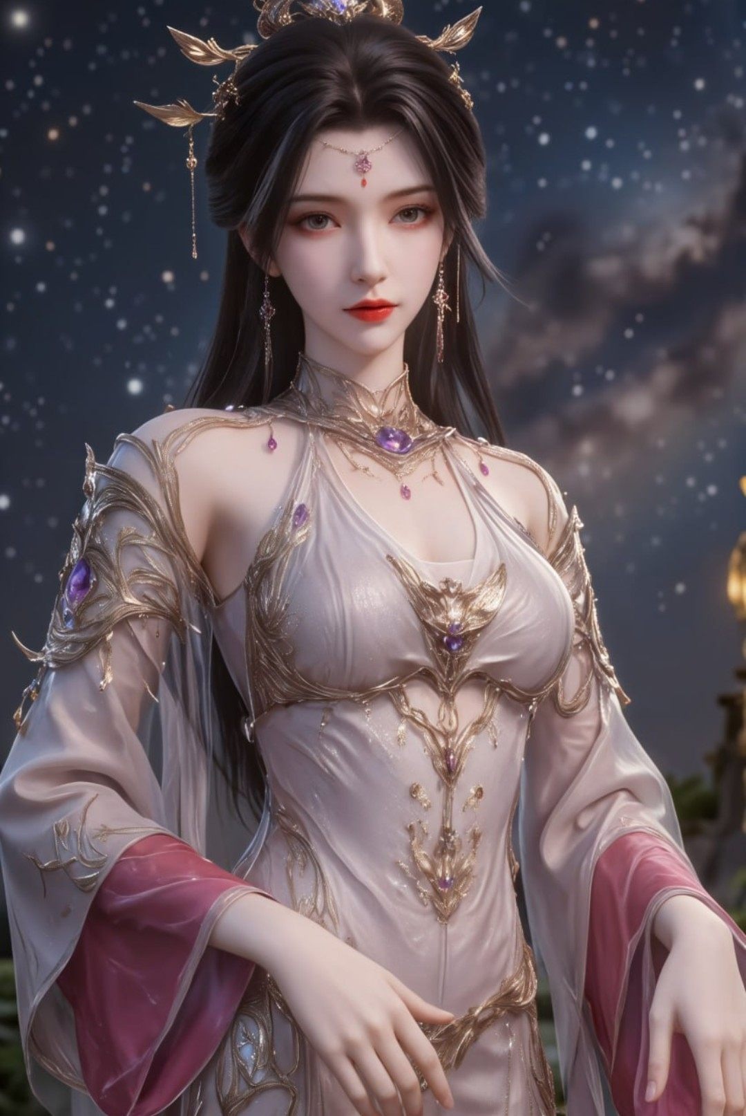 《完美世界》魔女高清图片 适配手机壁纸、屏保、锁屏 国漫魔女角色形象图_72