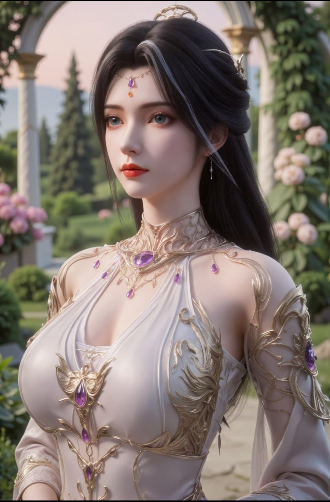 《完美世界》魔女高清图片 适配手机壁纸、屏保、锁屏 国漫魔女角色形象图_27