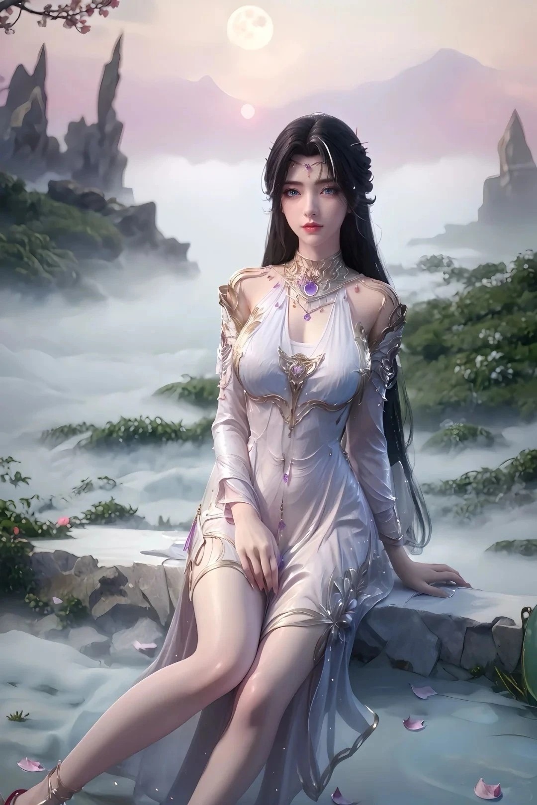 《完美世界》魔女高清图片 适配手机壁纸、屏保、锁屏 国漫魔女角色形象图_25