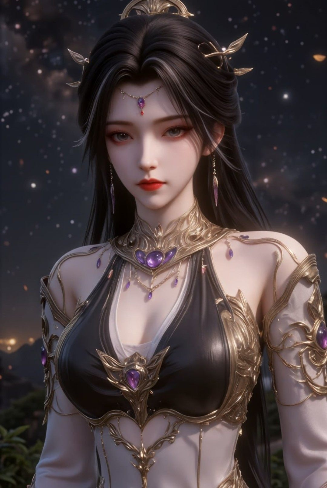 《完美世界》魔女高清图片 适配手机壁纸、屏保、锁屏 国漫魔女角色形象图_24