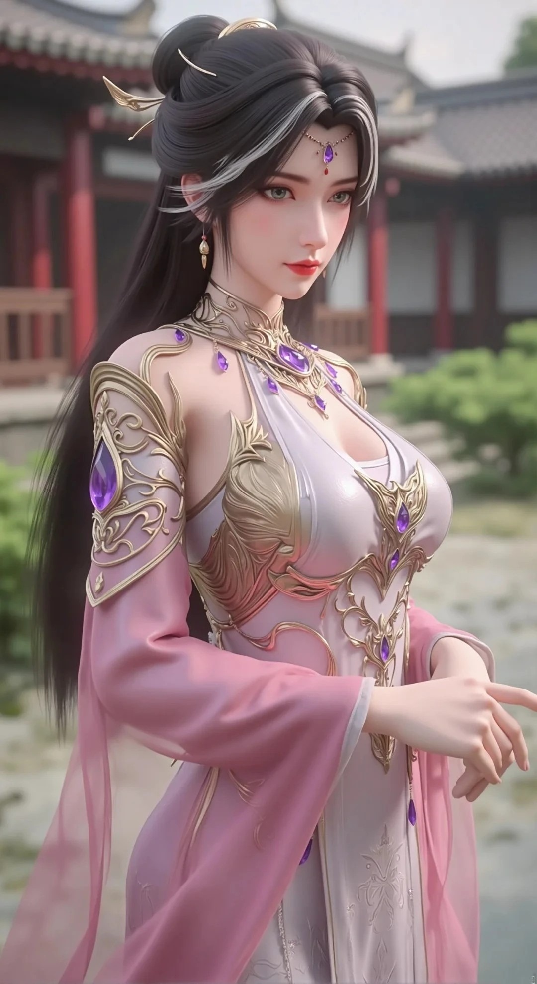 《完美世界》魔女高清图片 适配手机壁纸、屏保、锁屏 国漫魔女角色形象图_22