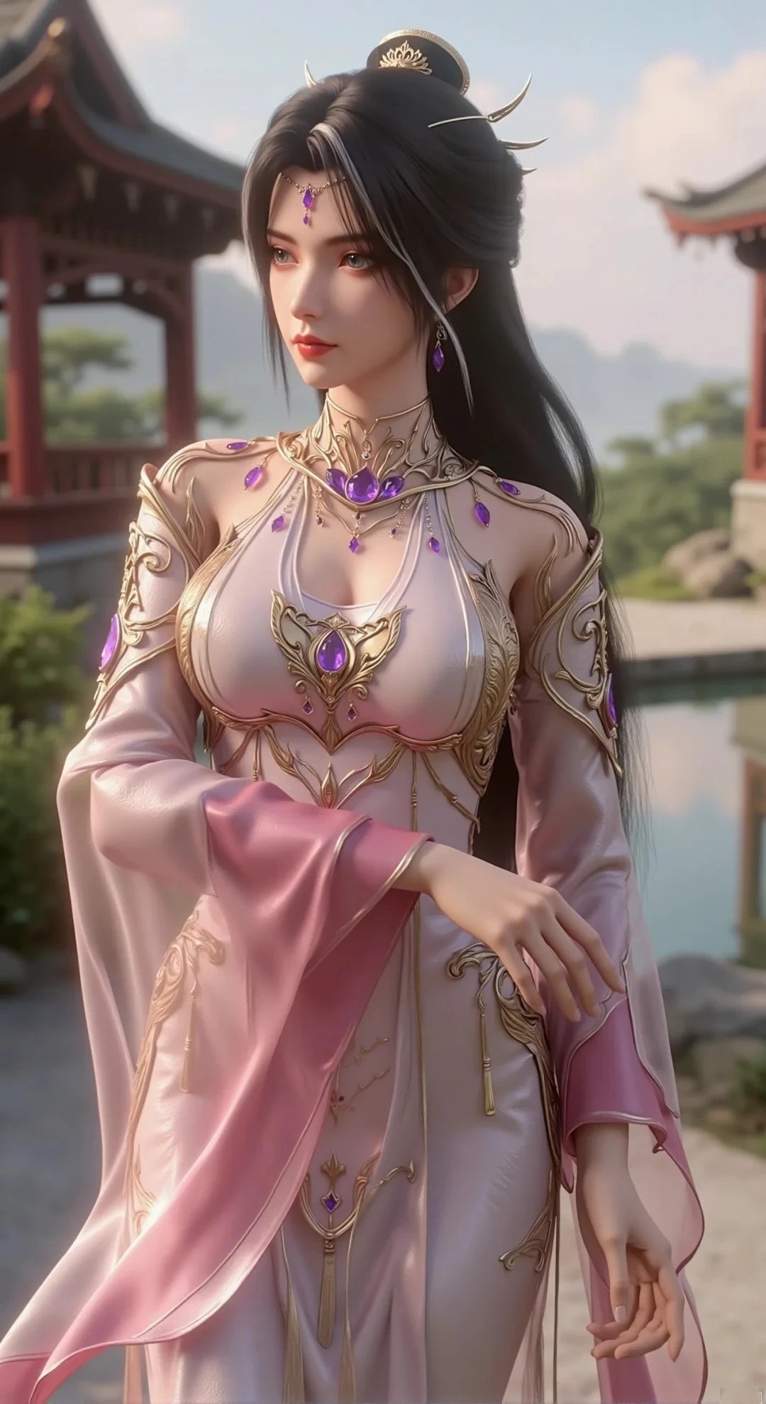 《完美世界》魔女高清图片 适配手机壁纸、屏保、锁屏 国漫魔女角色形象图_17