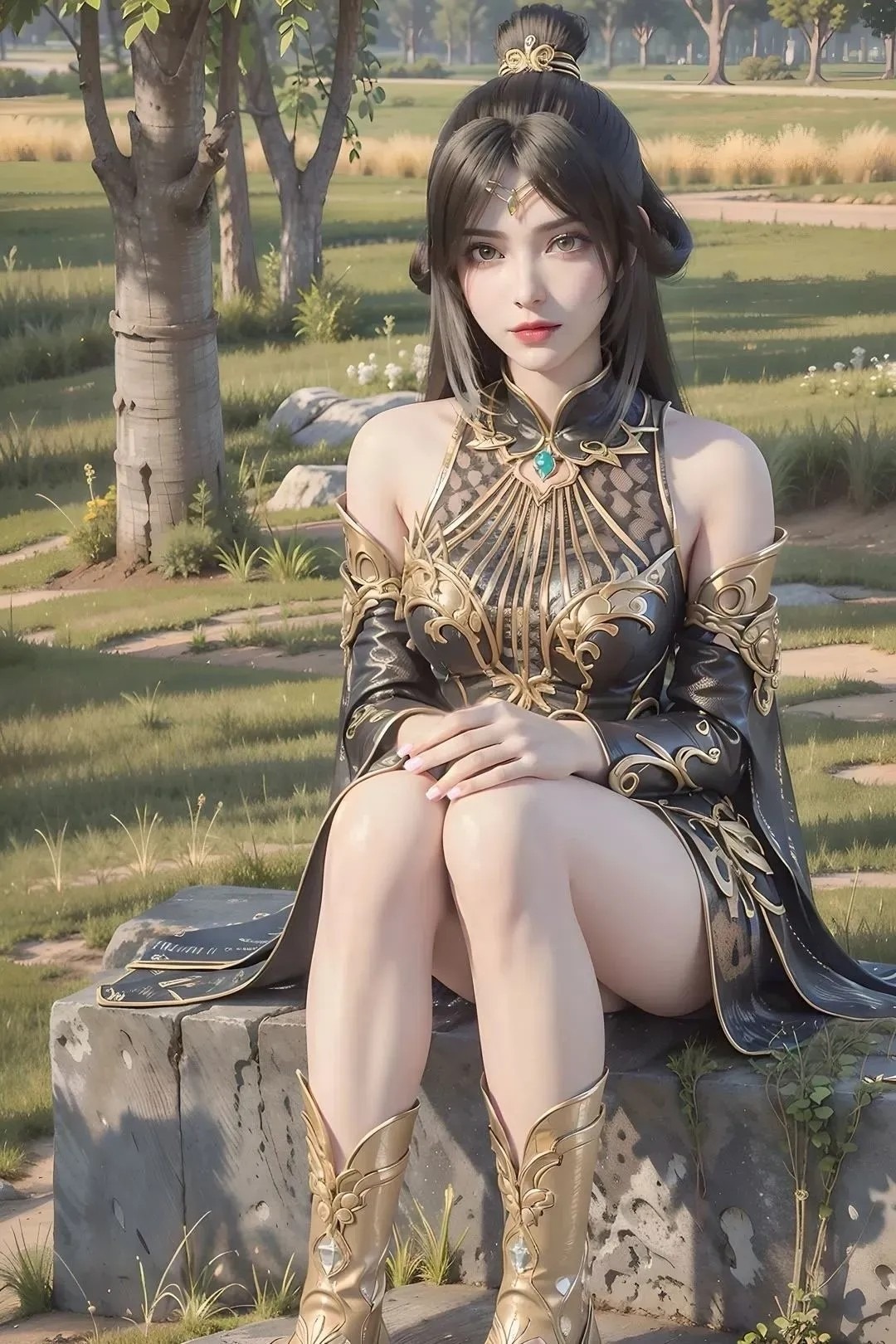 《完美世界》魔女高清图片 适配手机壁纸、屏保、锁屏 国漫魔女角色形象图_12