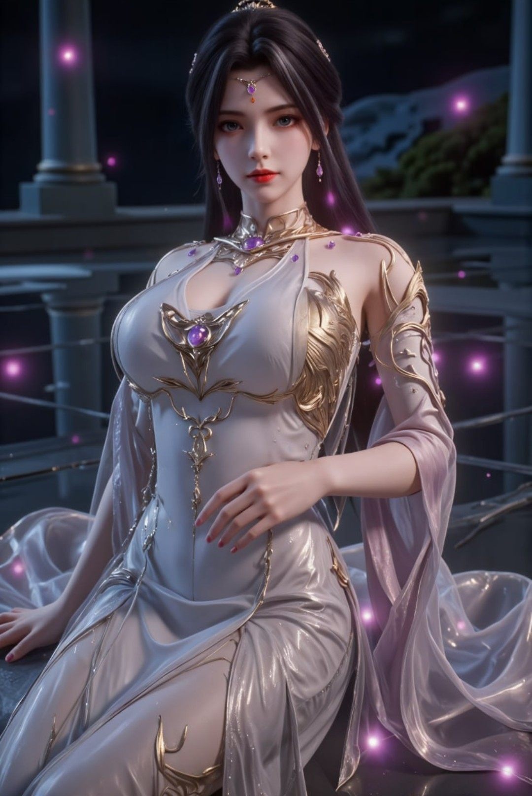 《完美世界》魔女高清图片 适配手机壁纸、屏保、锁屏 国漫魔女角色形象图_02