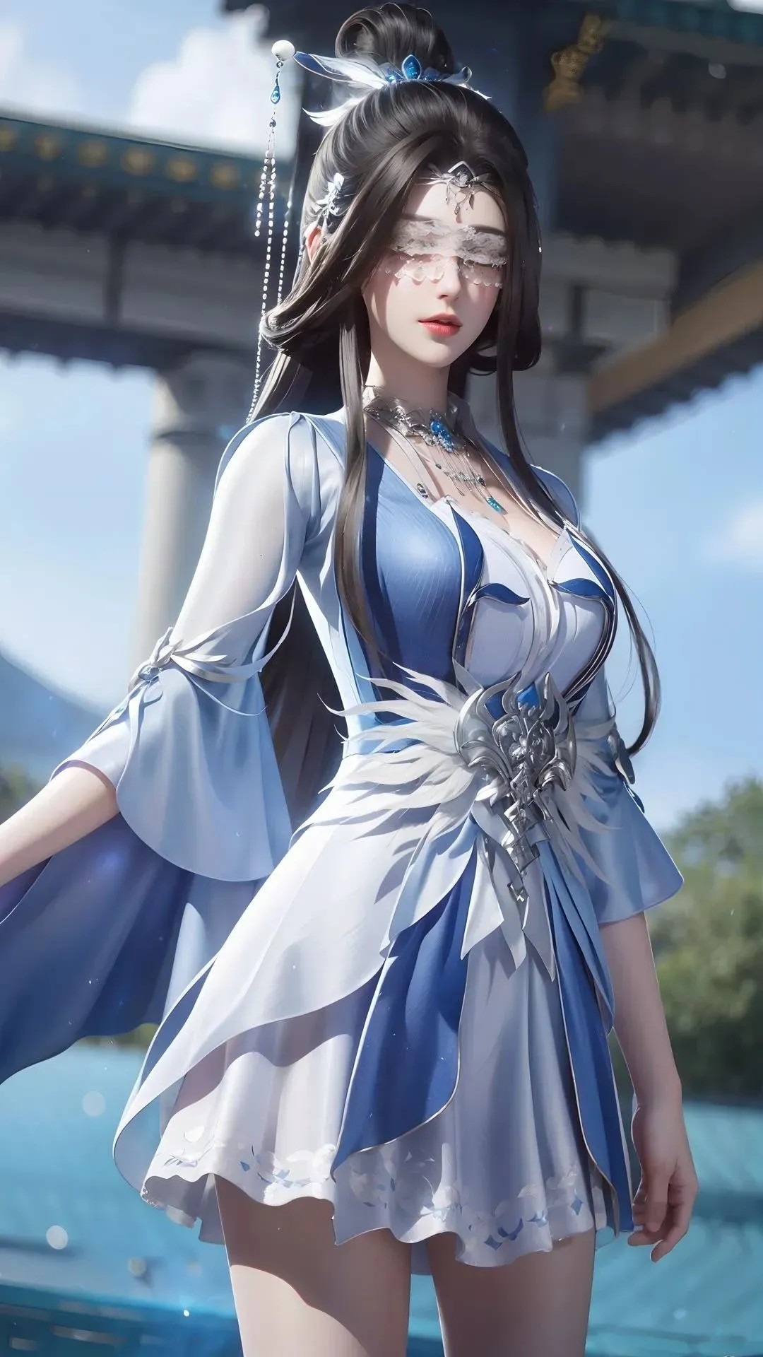 《仙逆》兰若角色高清图片 手机壁纸屏保锁屏 国漫修真人物形象图_11