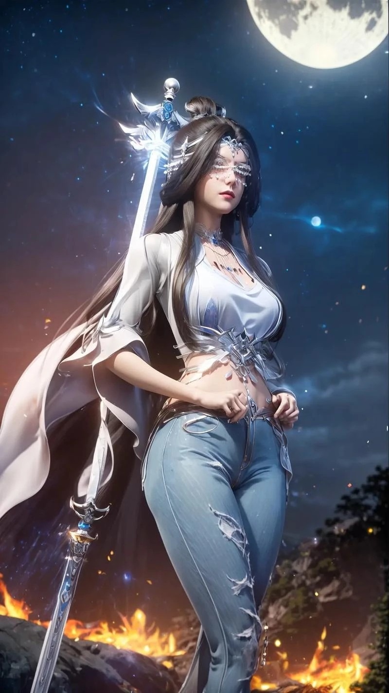 《仙逆》兰若角色高清图片 手机壁纸屏保锁屏 国漫修真人物形象图_10