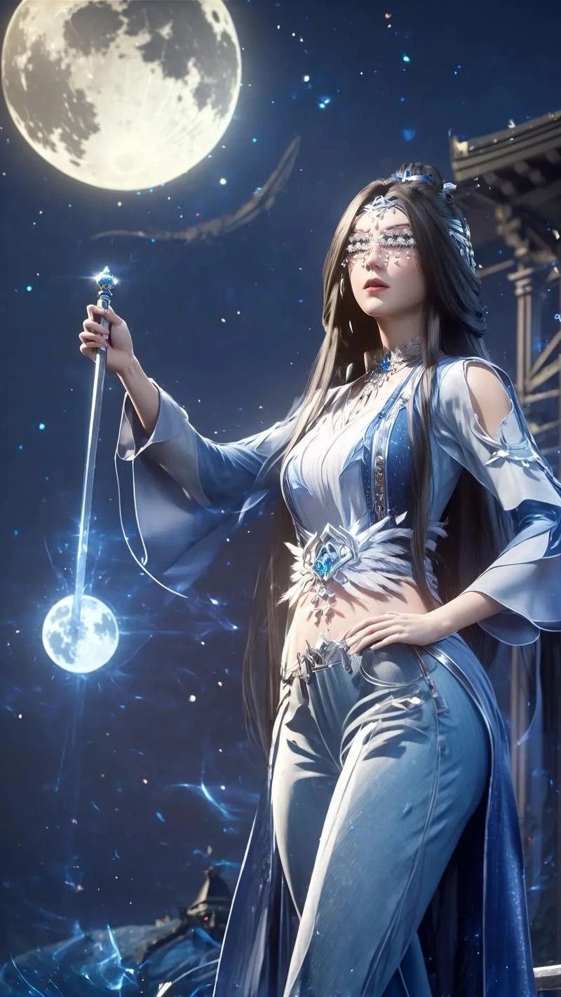 《仙逆》兰若角色高清图片 手机壁纸屏保锁屏 国漫修真人物形象图_08