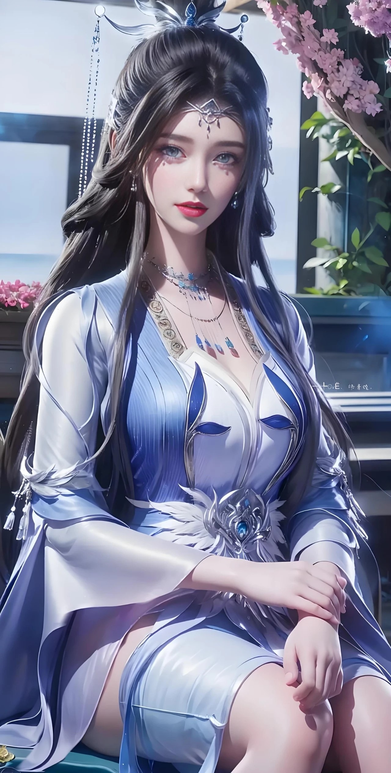 《仙逆》兰若角色高清图片 手机壁纸屏保锁屏 国漫修真人物形象图_06