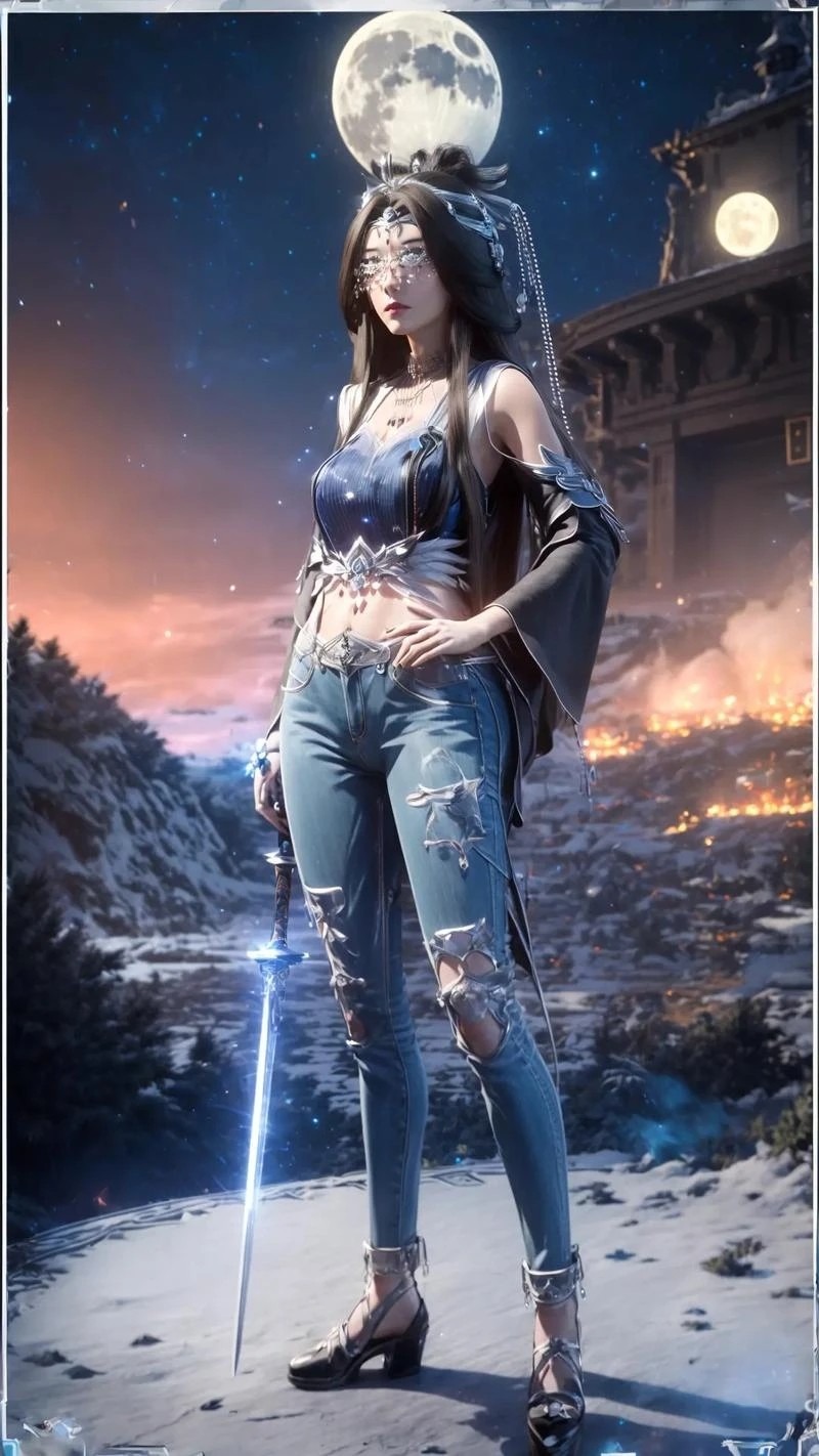 《仙逆》兰若角色高清图片 手机壁纸屏保锁屏 国漫修真人物形象图_04