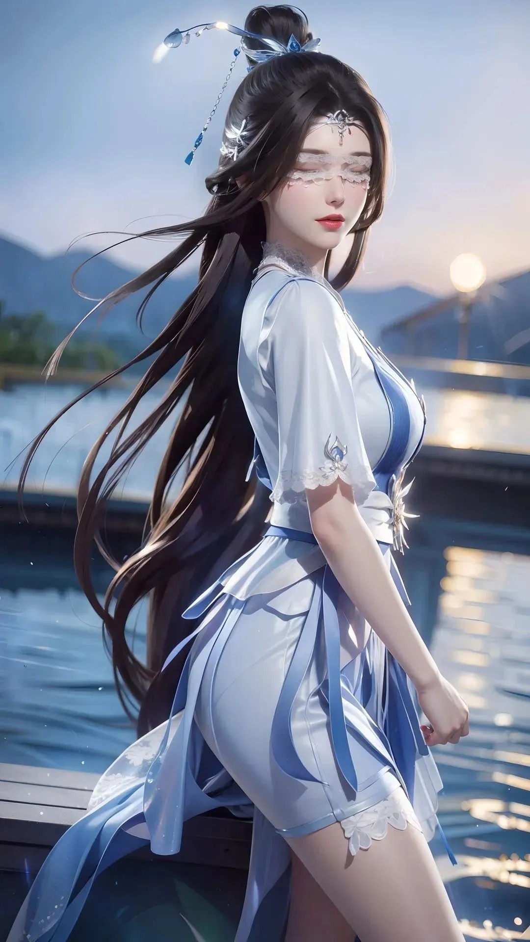 《仙逆》兰若角色高清图片 手机壁纸屏保锁屏 国漫修真人物形象图_02