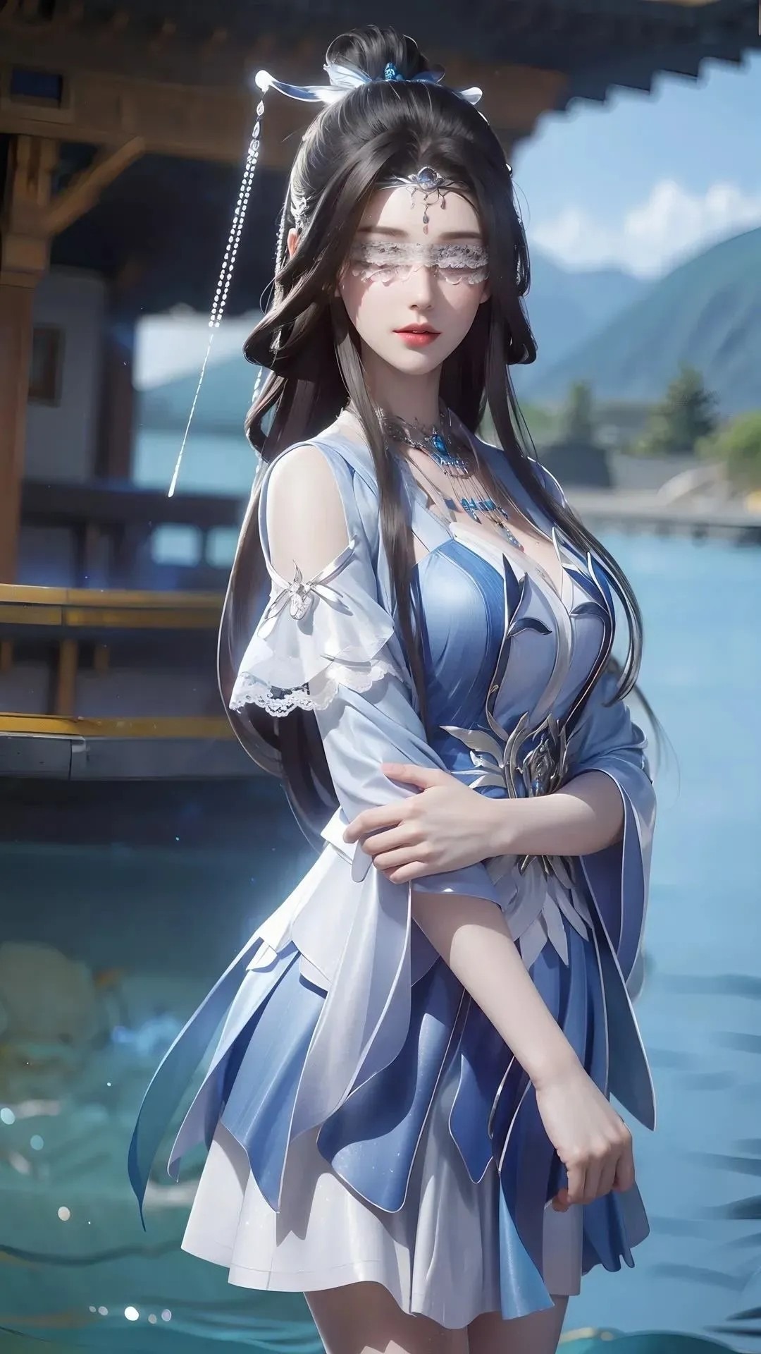 《仙逆》兰若角色高清图片 手机壁纸屏保锁屏 国漫修真人物形象图_01