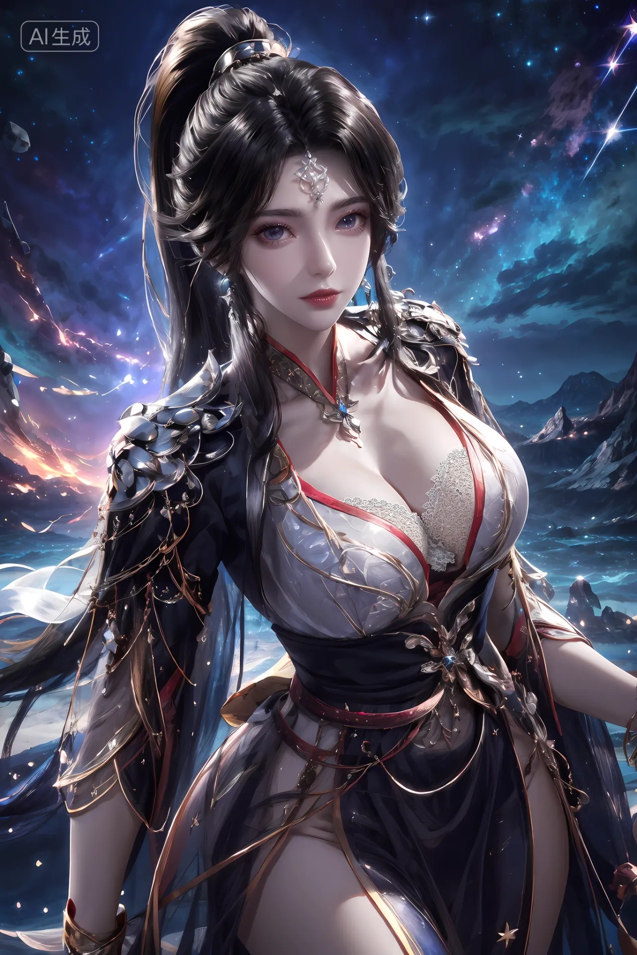 《仙逆》周紫虹角色高清图片 手机壁纸屏保锁屏 国漫修真人物形象图_06