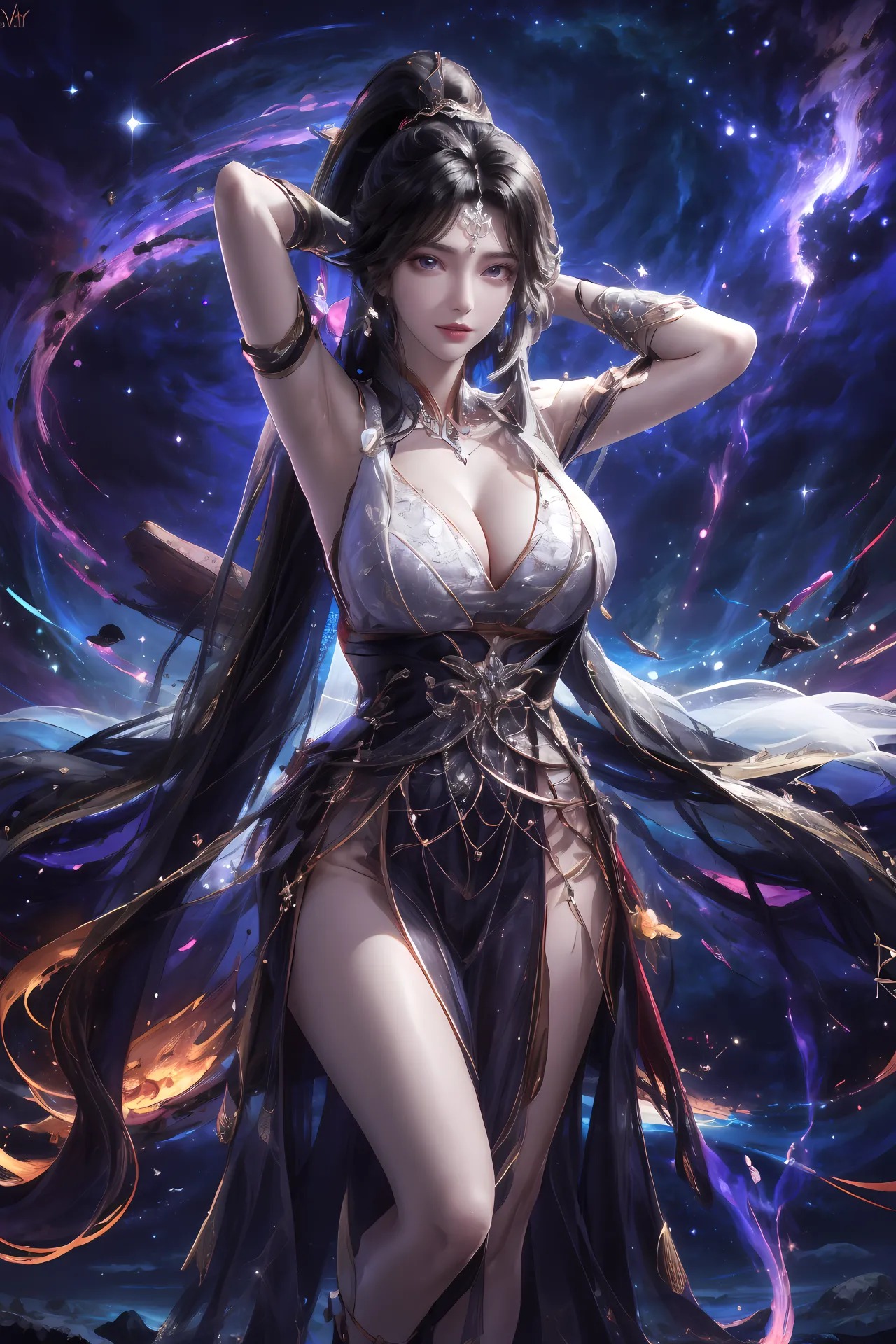 《仙逆》周紫虹角色高清图片 手机壁纸屏保锁屏 国漫修真人物形象图_03