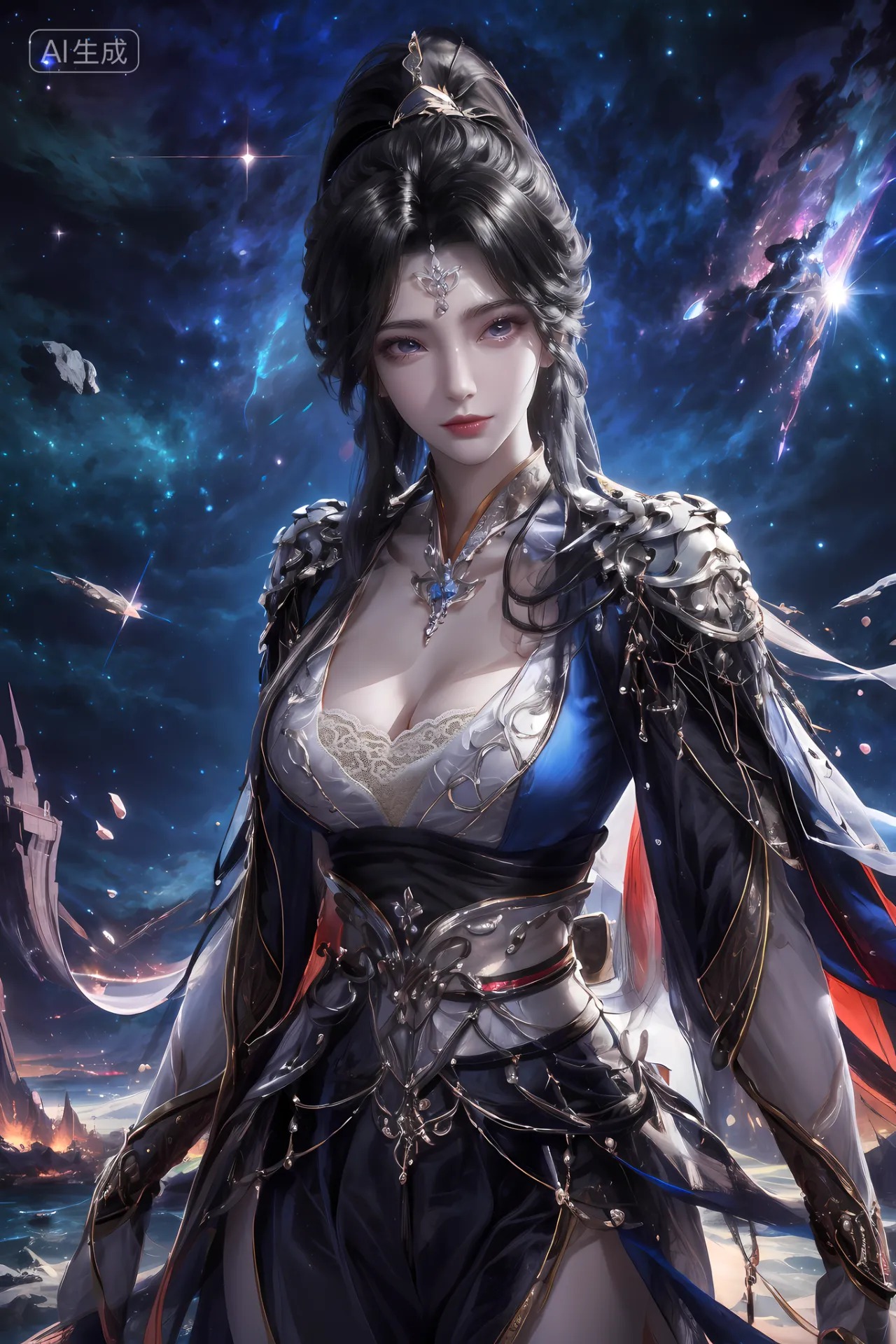 《仙逆》周紫虹角色高清图片 手机壁纸屏保锁屏 国漫修真人物形象图_01