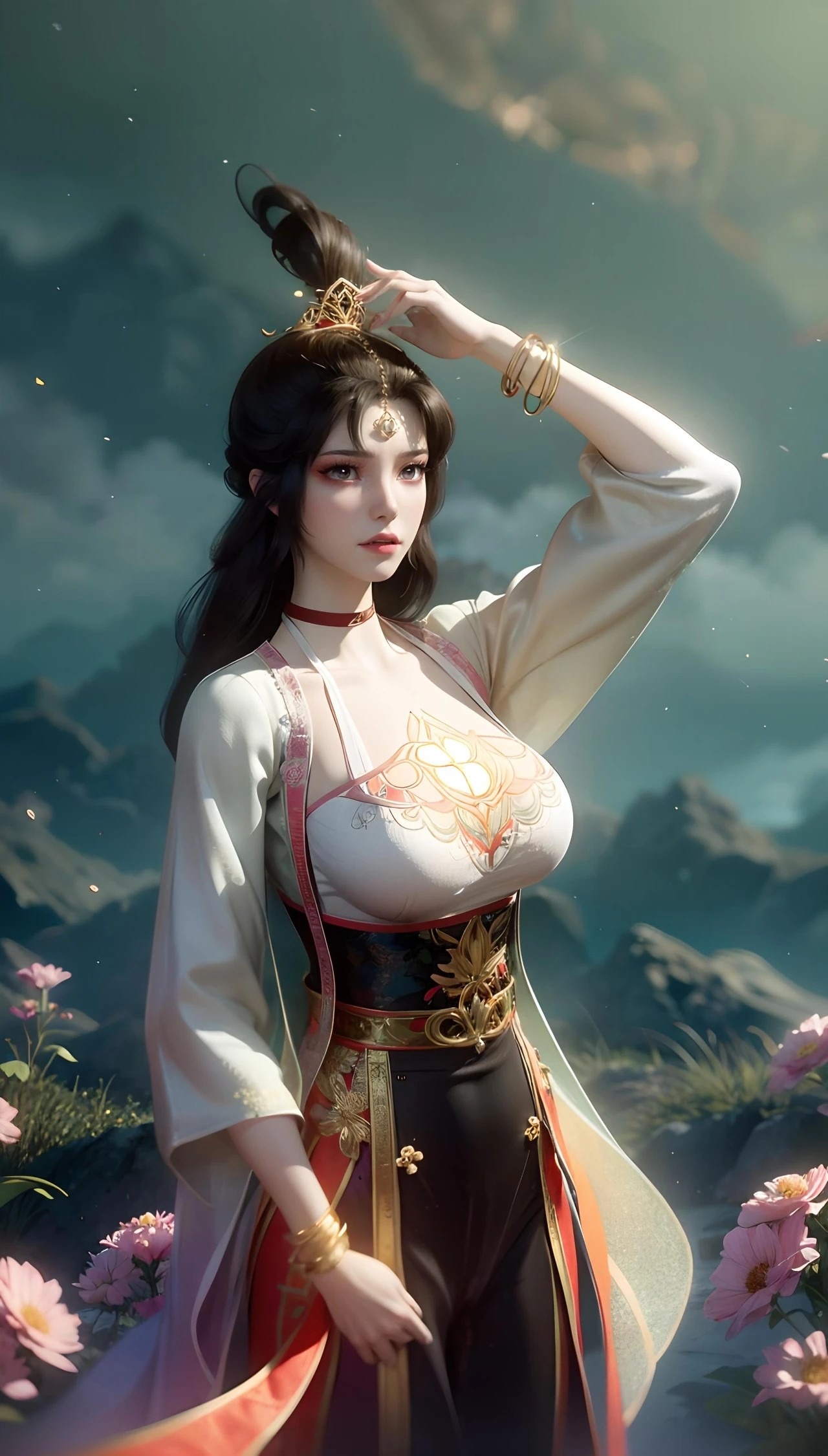 《仙逆》墨云妃角色高清图片 手机壁纸屏保锁屏 国漫修真人物形象图_05